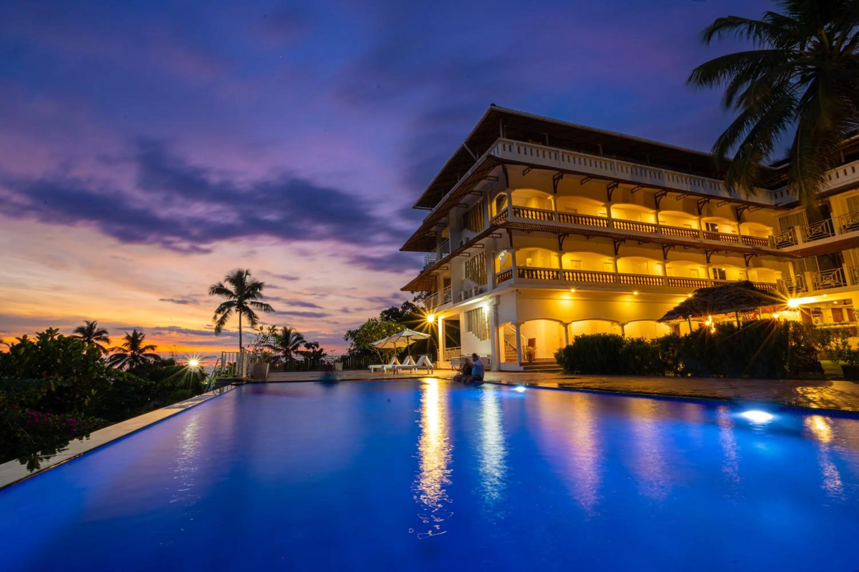 Pool view in Aadisaktthi Leisure Resort, Kovalam