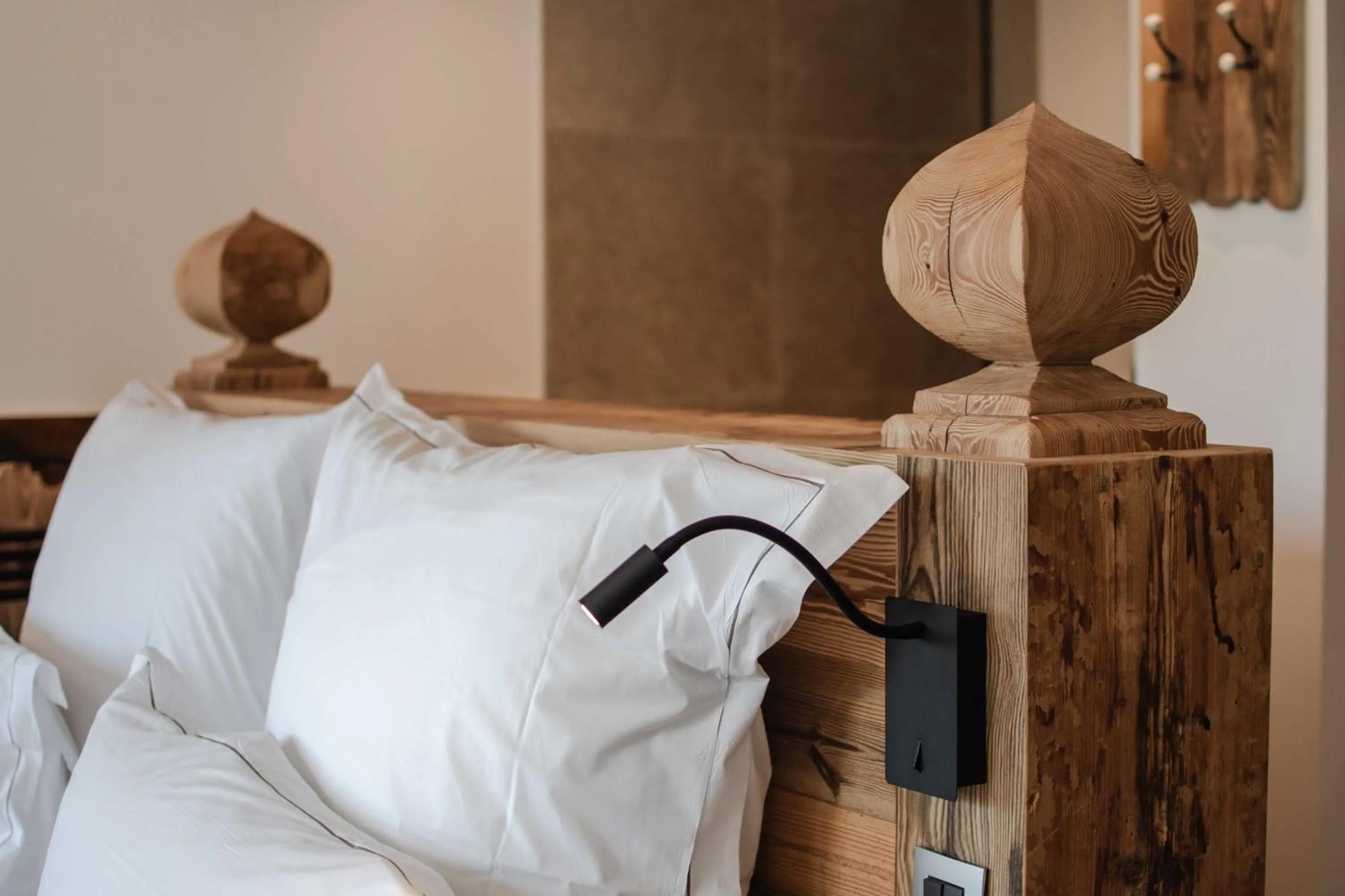 Bed in Chalet-Hôtel Hermitage