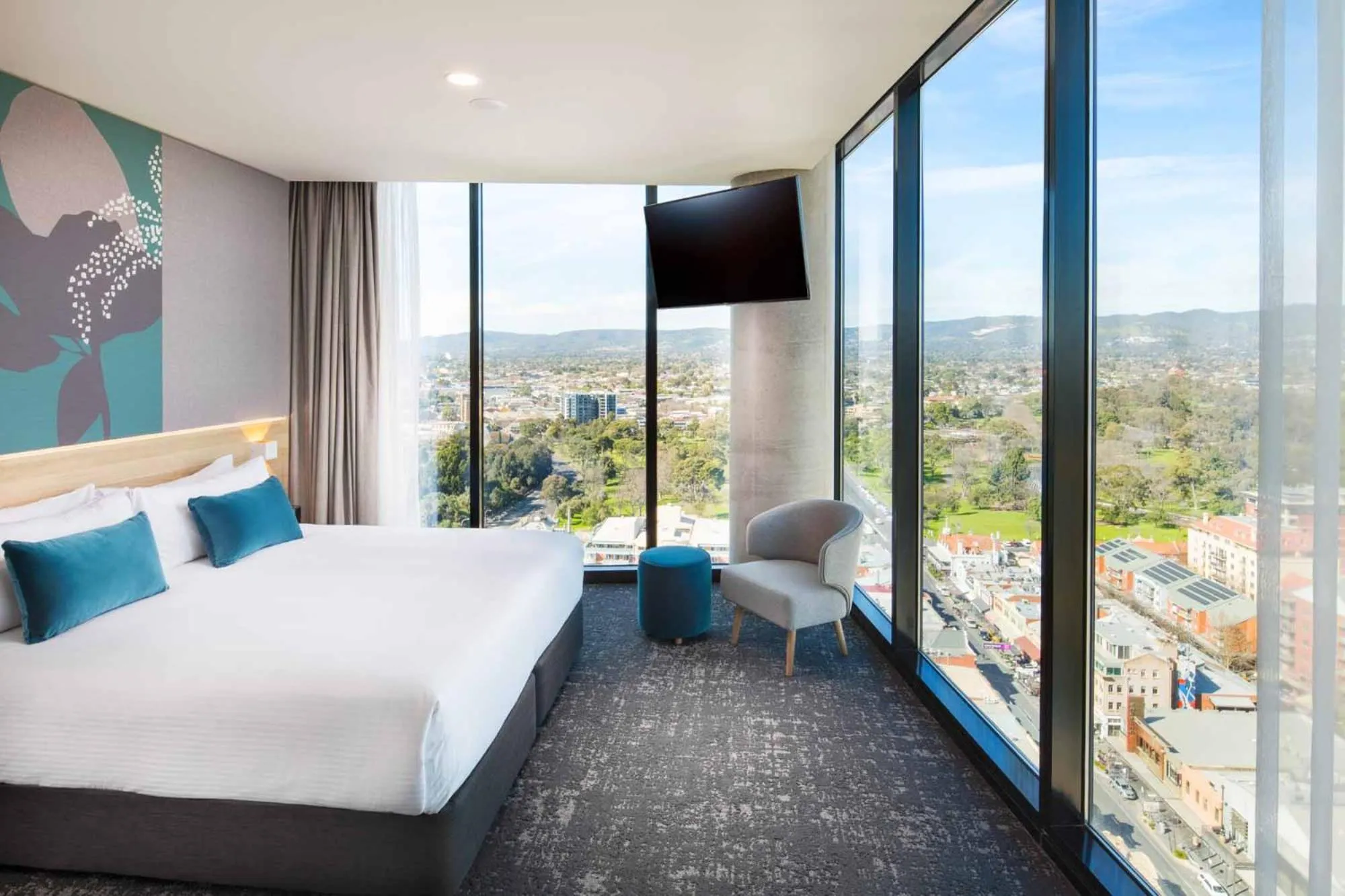 Bedroom, Bed in Crowne Plaza Adelaide by IHG