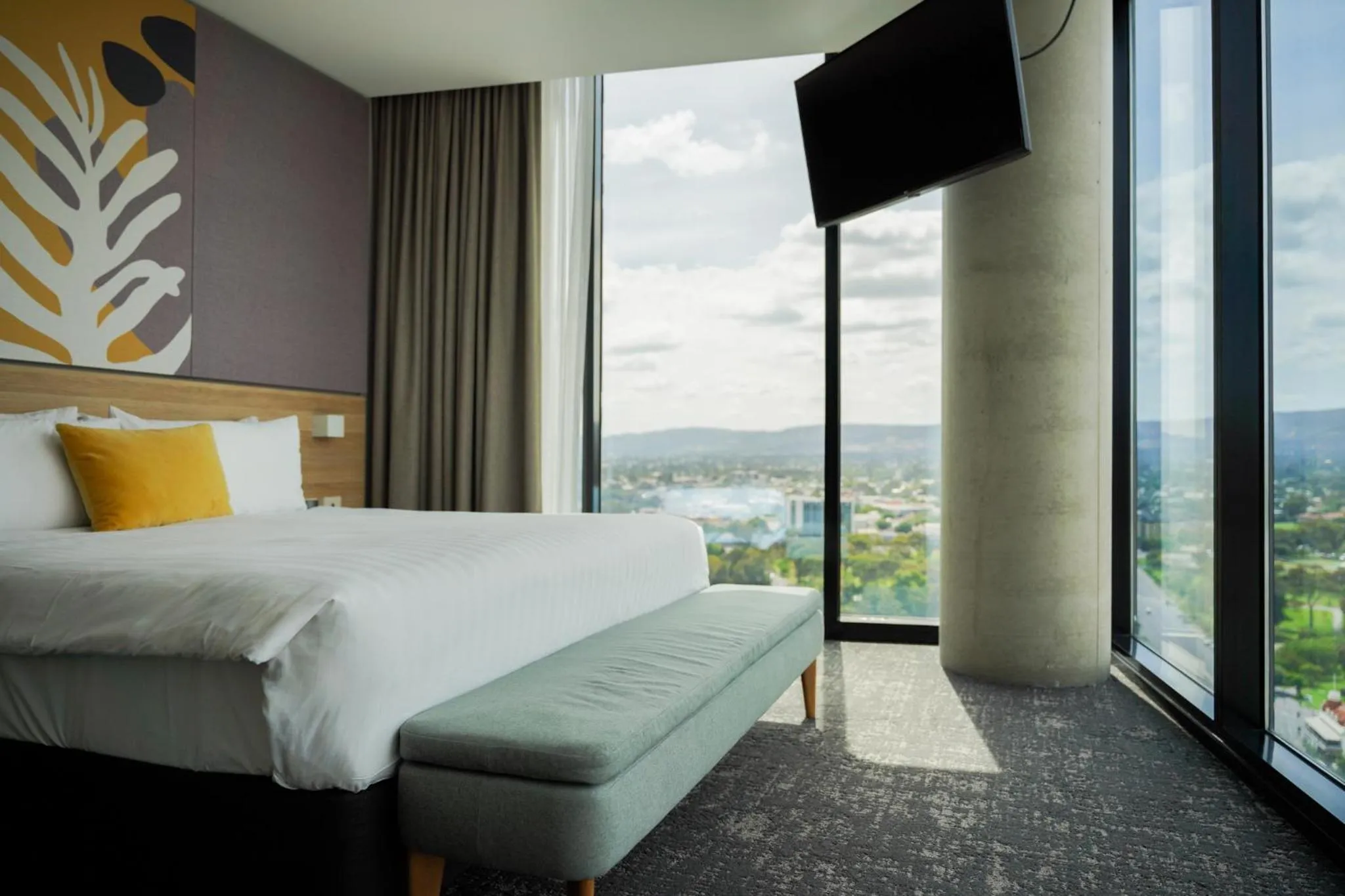 Bedroom, Bed in Crowne Plaza Adelaide by IHG