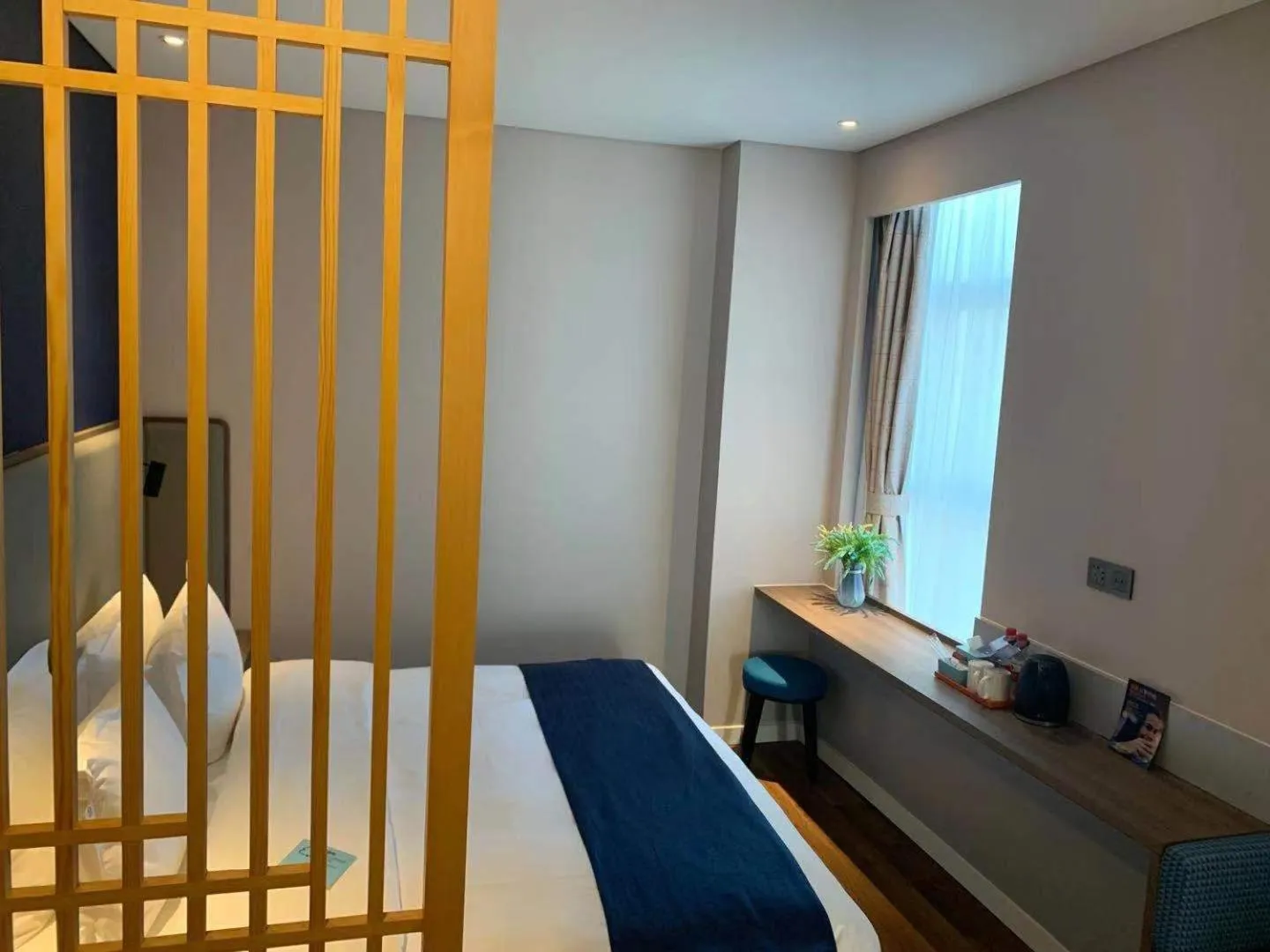 Bed in Holiday Inn Express Linyi West, an IHG Hotel