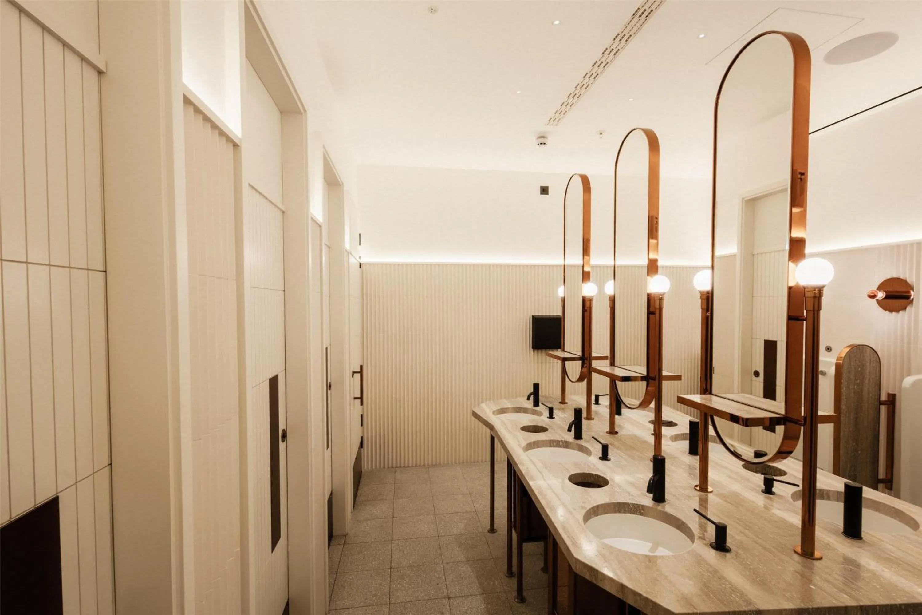 Bathroom in Hart Shoreditch Hotel London, Curio Collection by Hilton