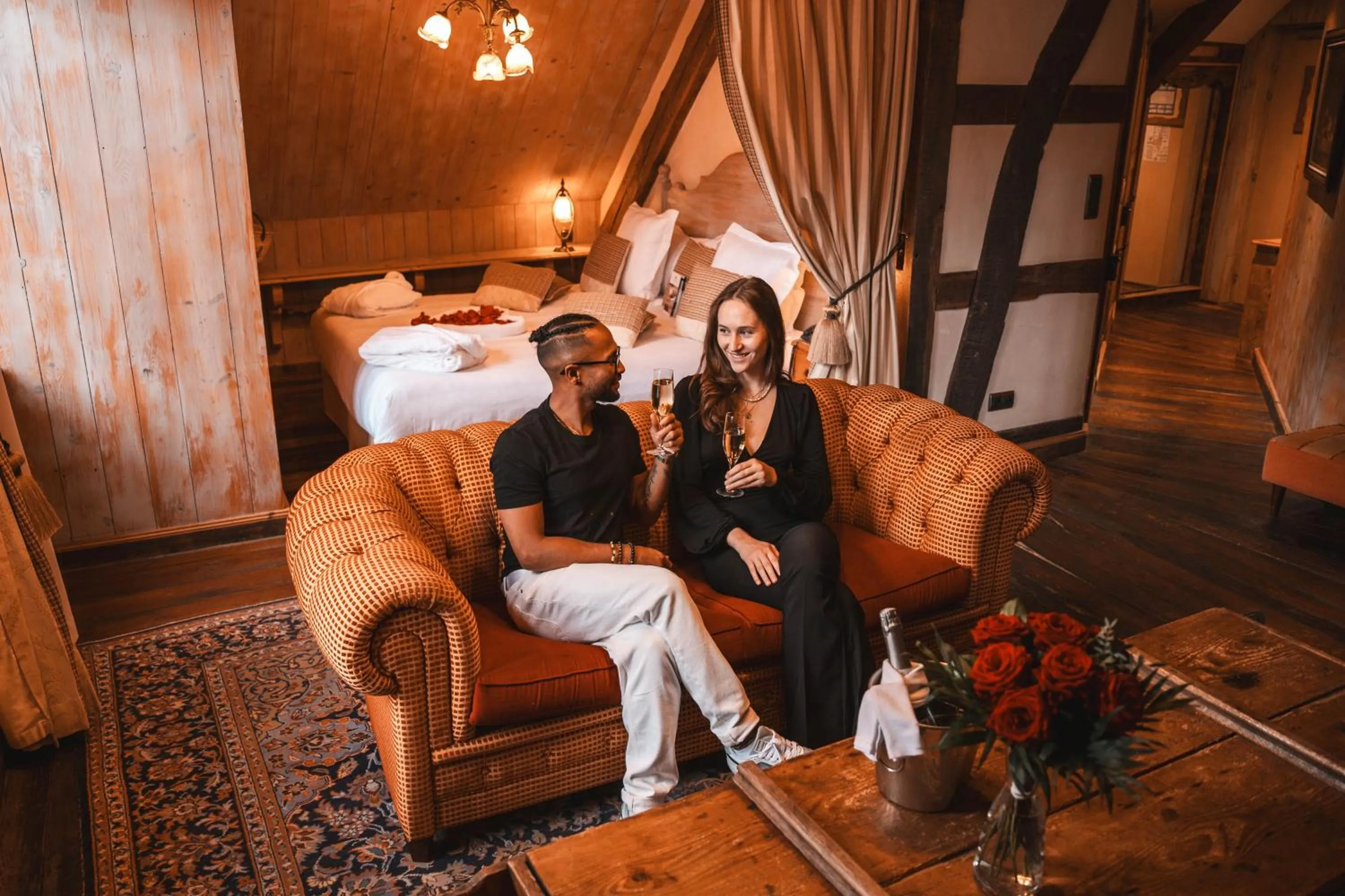 People in Les Violettes Hotel & Spa