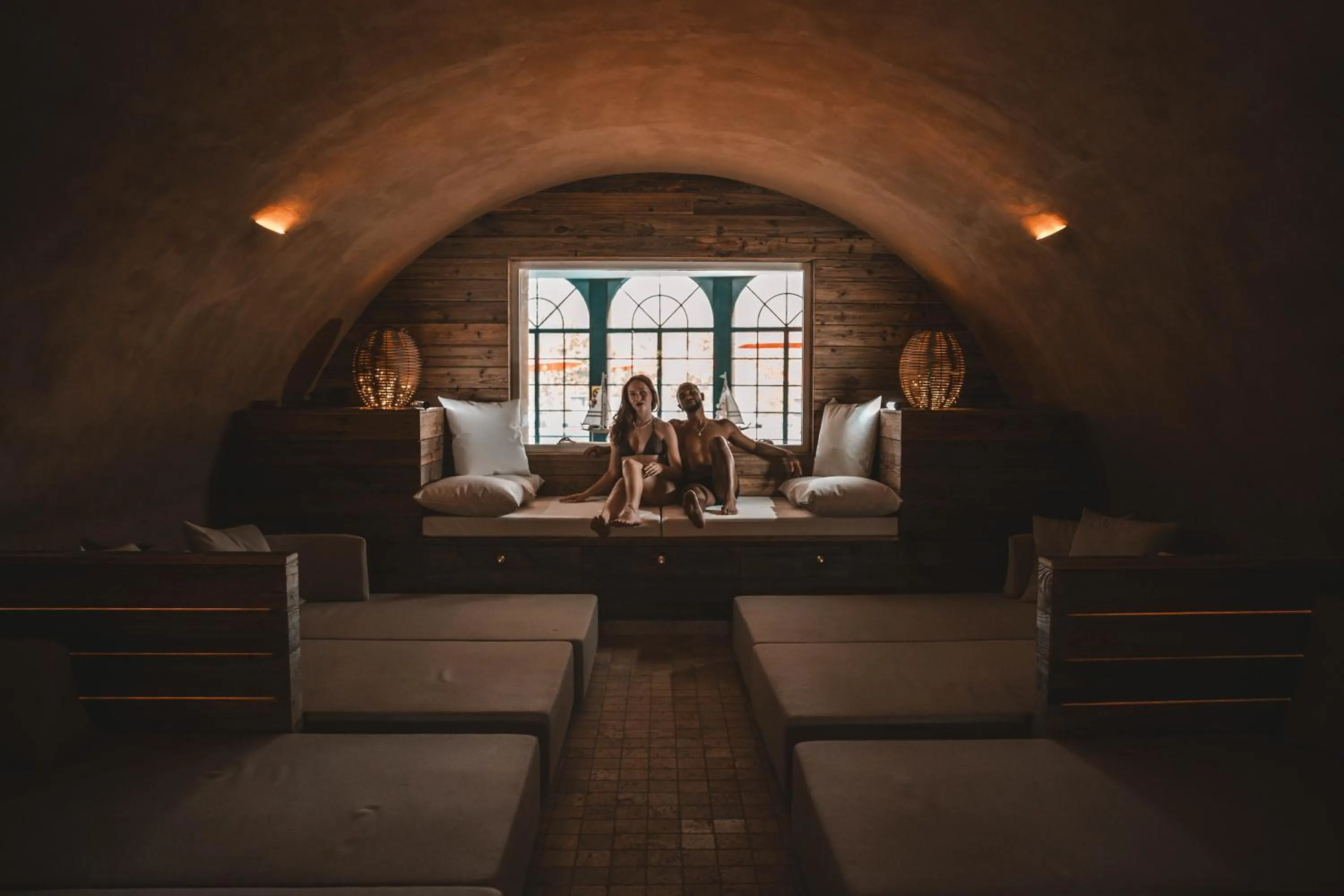 People in Les Violettes Hotel & Spa