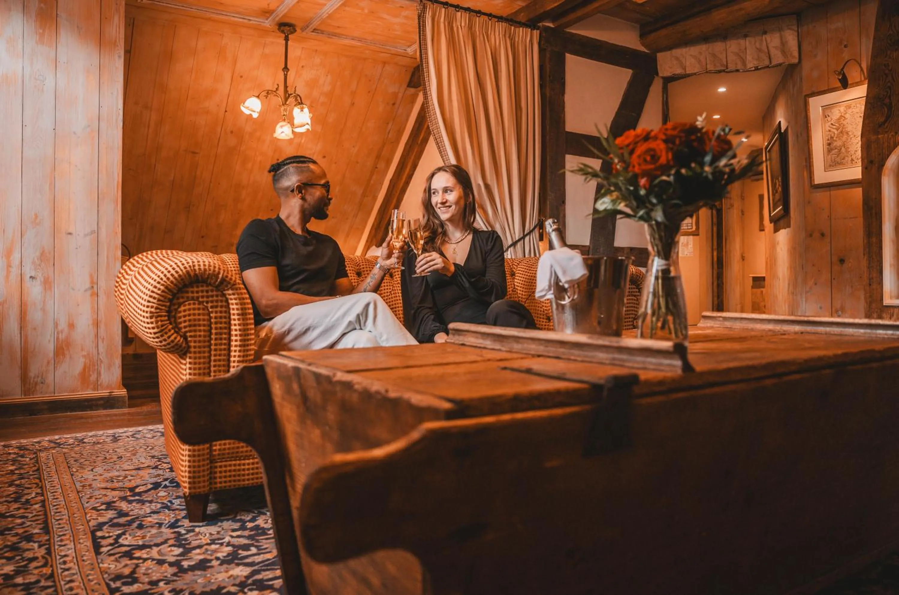 Living room in Les Violettes Hotel & Spa