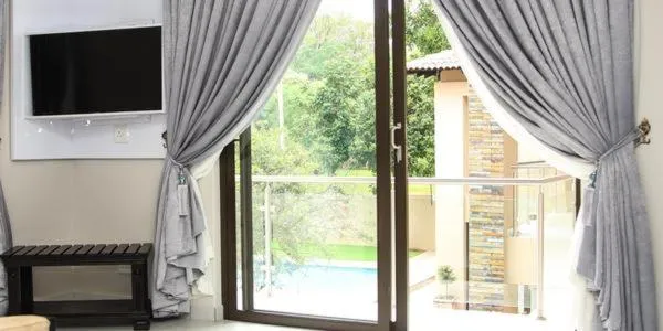 Garden view in Letsatsing Lodge