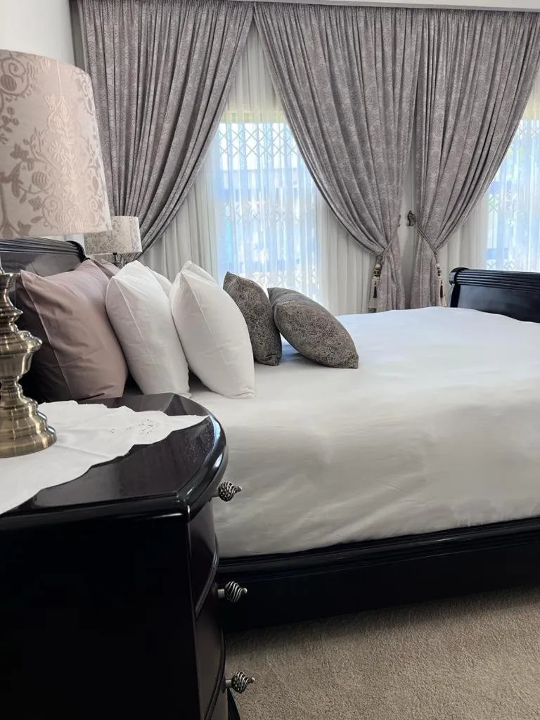 Bed in Letsatsing Lodge