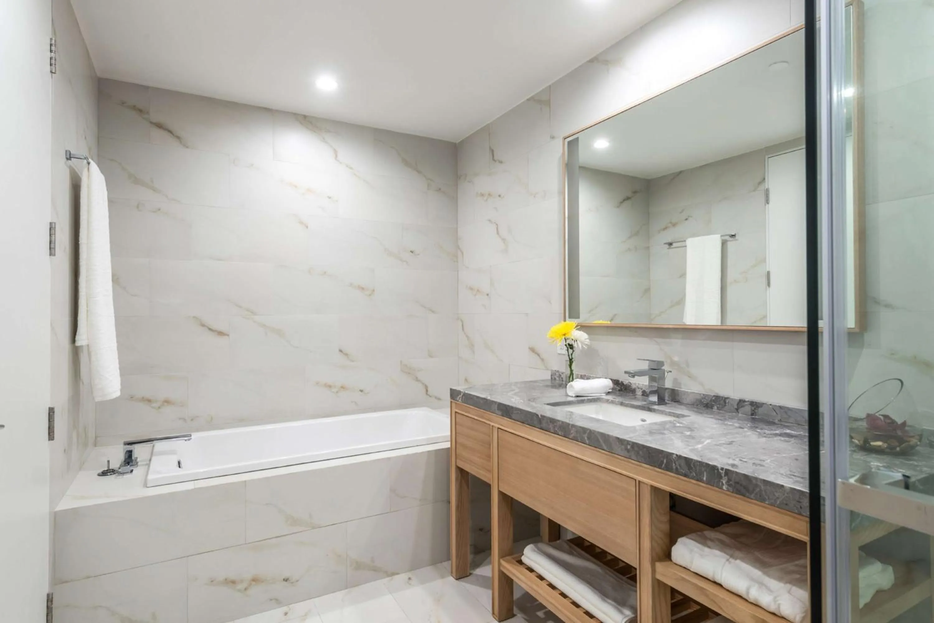 Bathroom in Koi Resort Saint Kitts, Curio Collection by Hilton