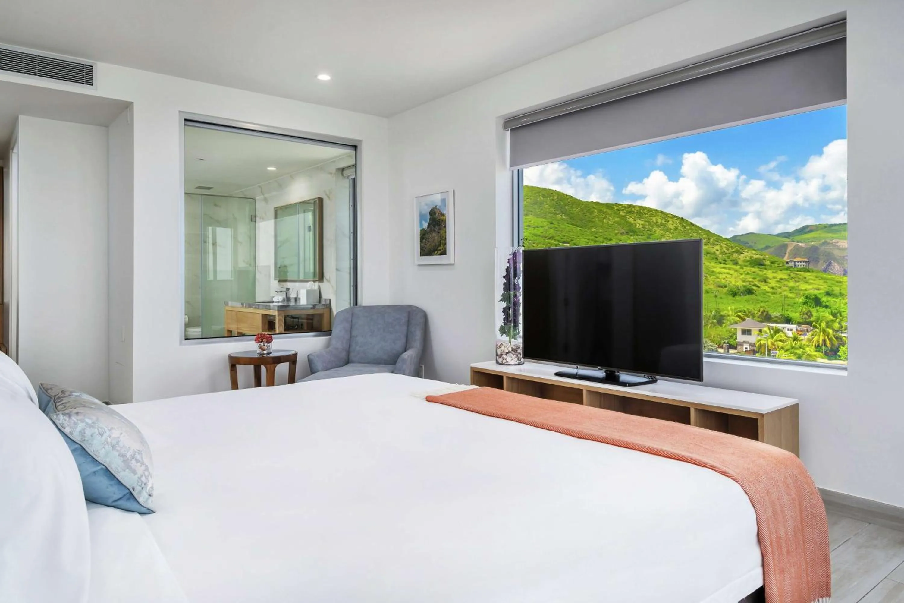Bedroom, Bed in Koi Resort Saint Kitts, Curio Collection by Hilton