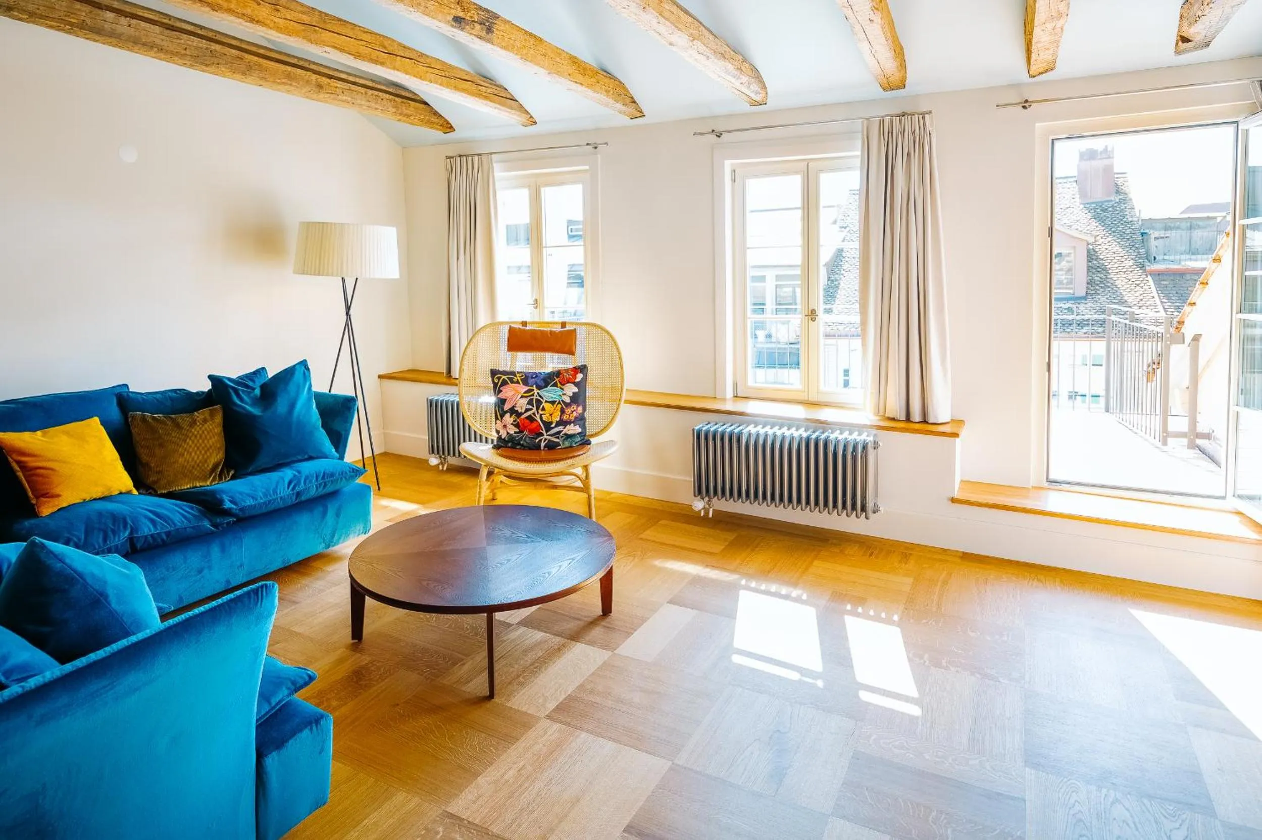 Living room in Luxury Residences by Widder Hotel