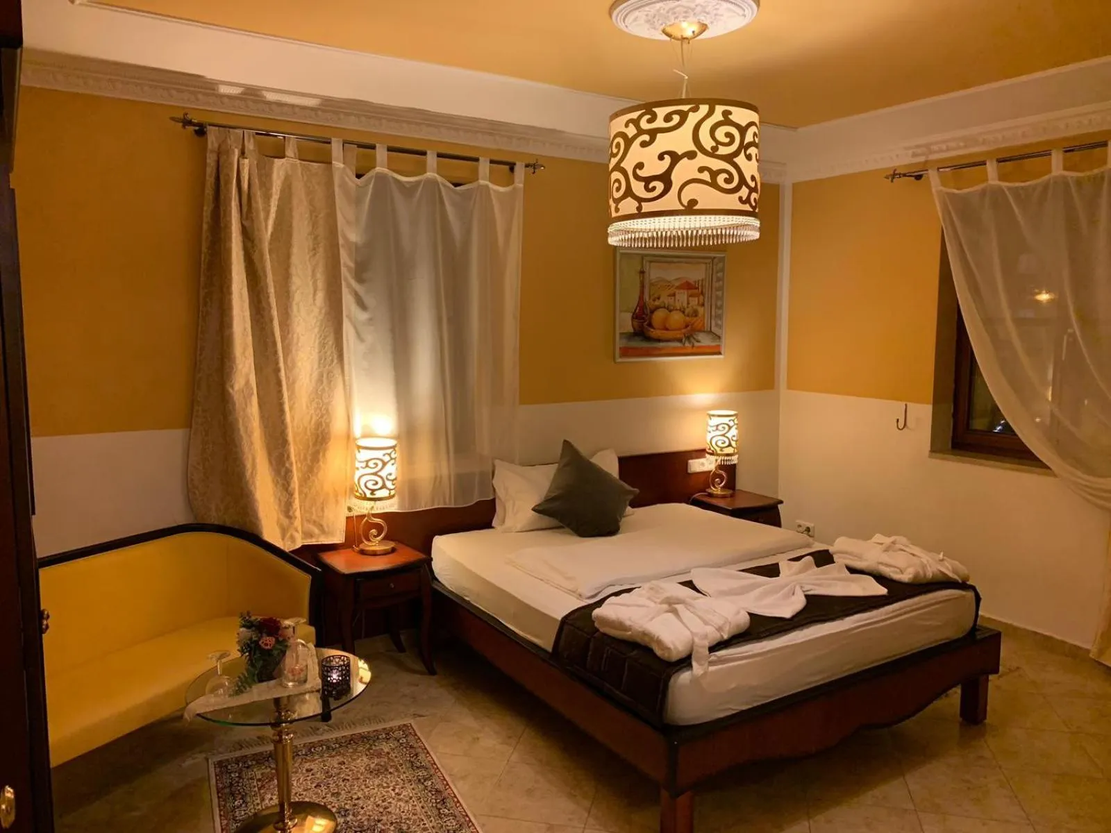 Bed in Hotel Villa Toscana