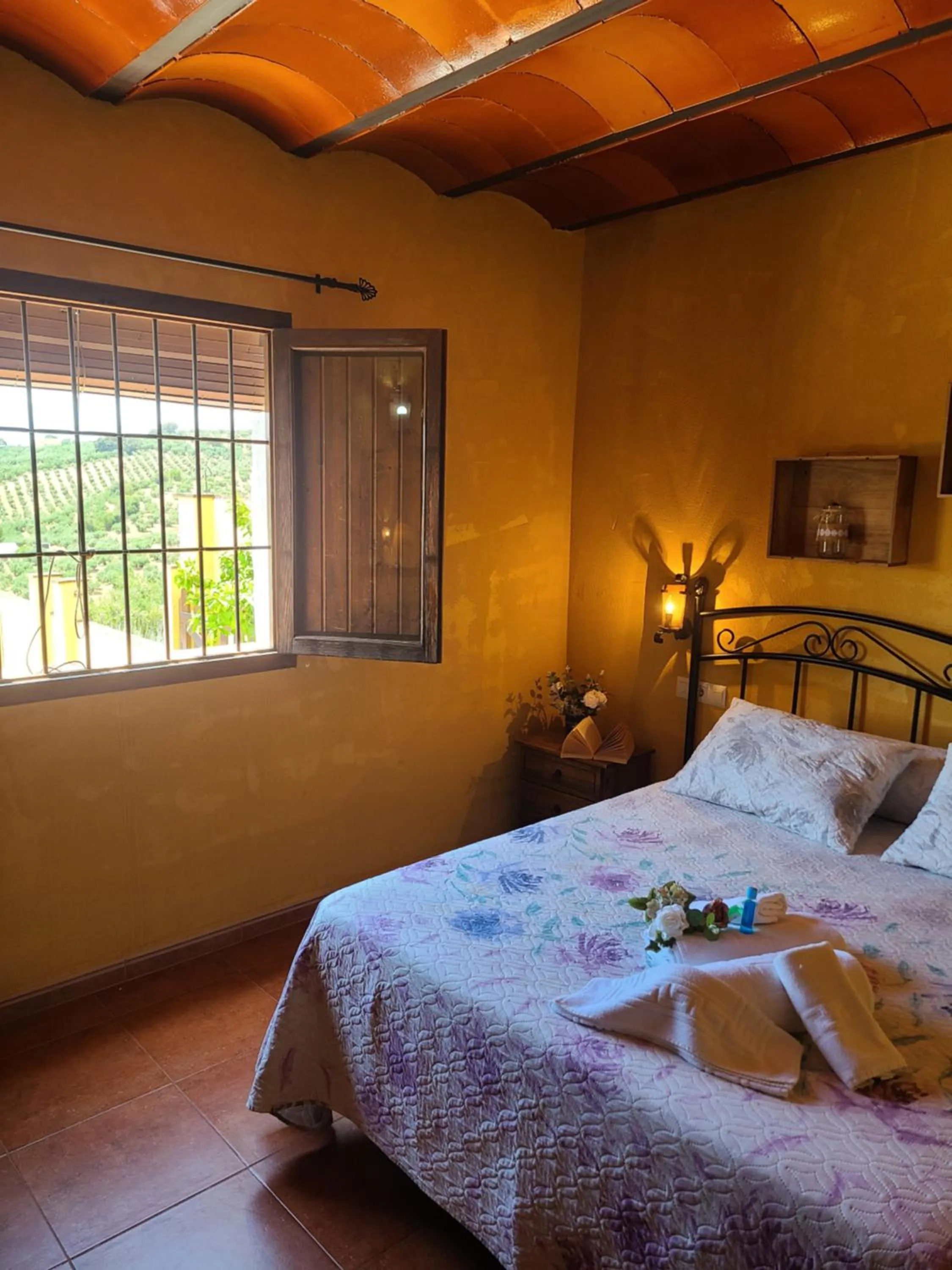 Bed in Cortijo Molino los Justos
