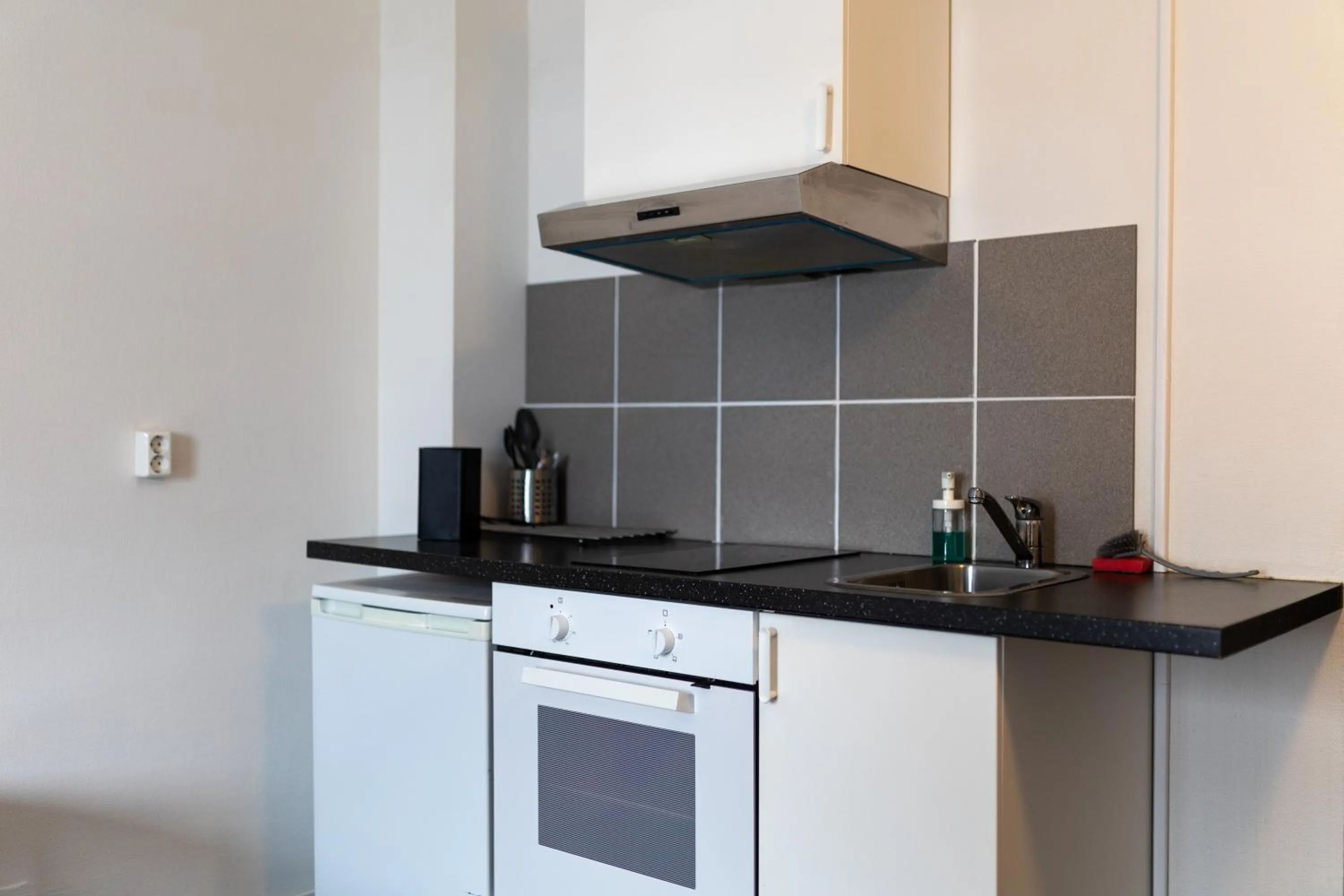 Kitchen or kitchenette in Halmstad Hotel Apartments