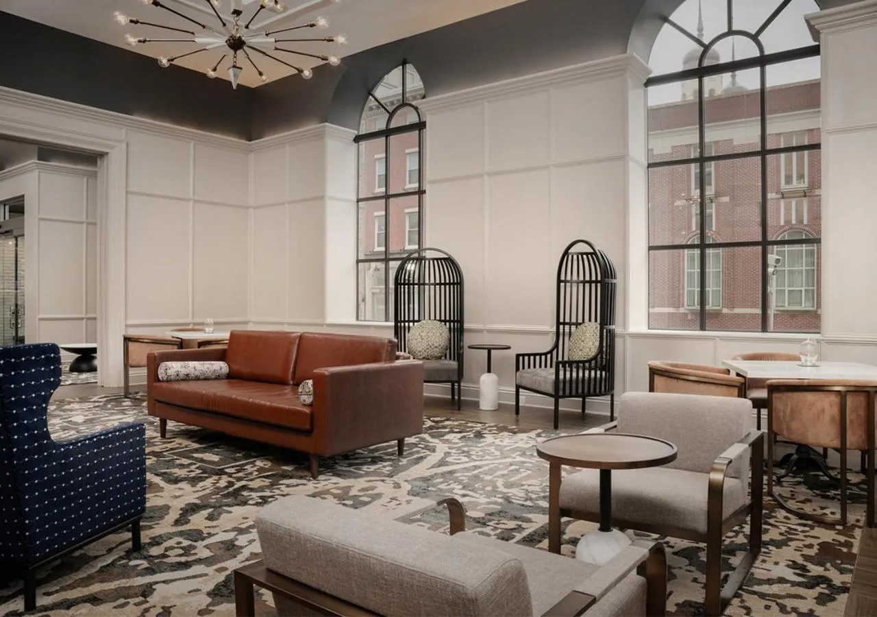 Library in Hotel Indigo Baltimore Downtown by IHG