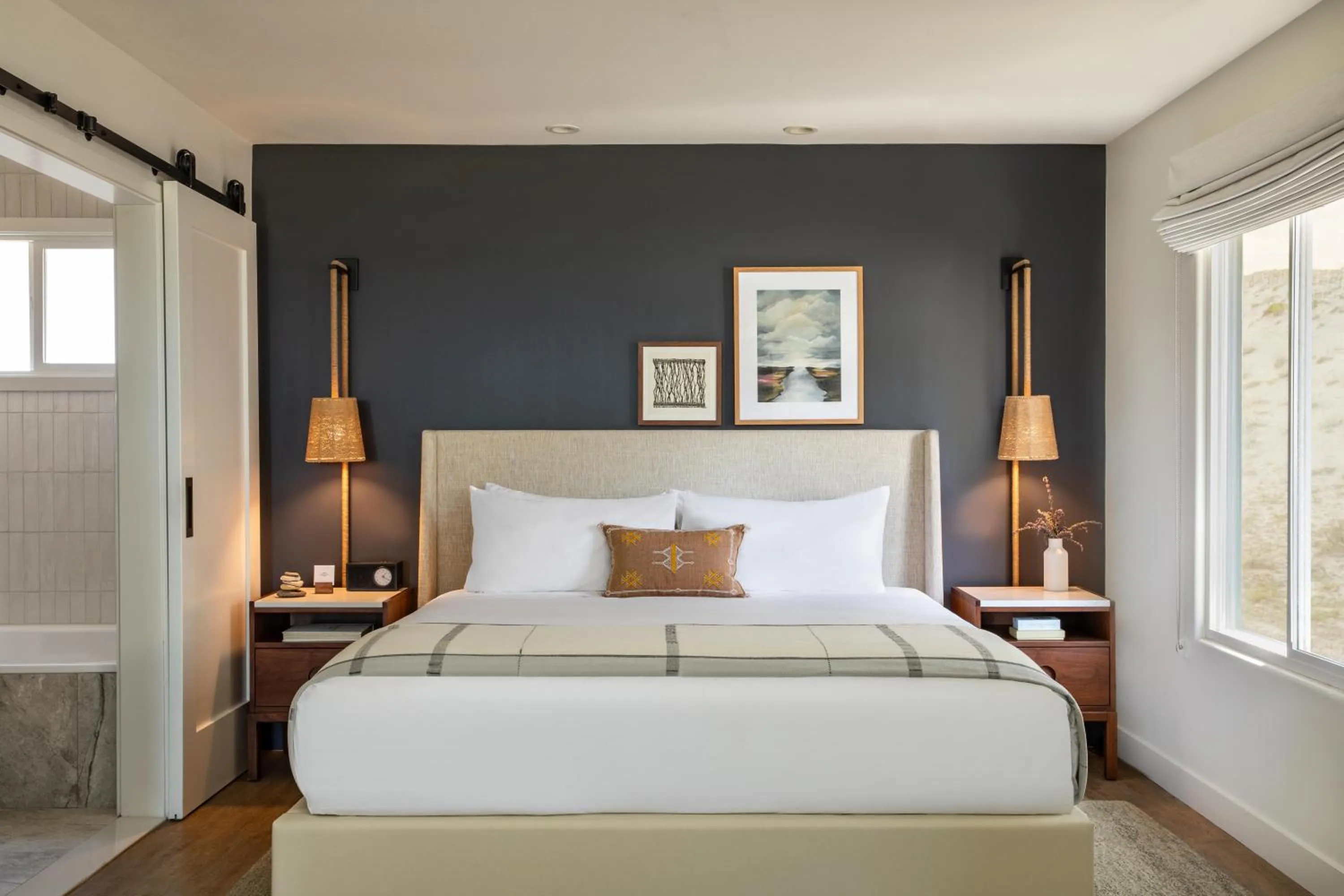 Bed in Sanctuary Beach Resort