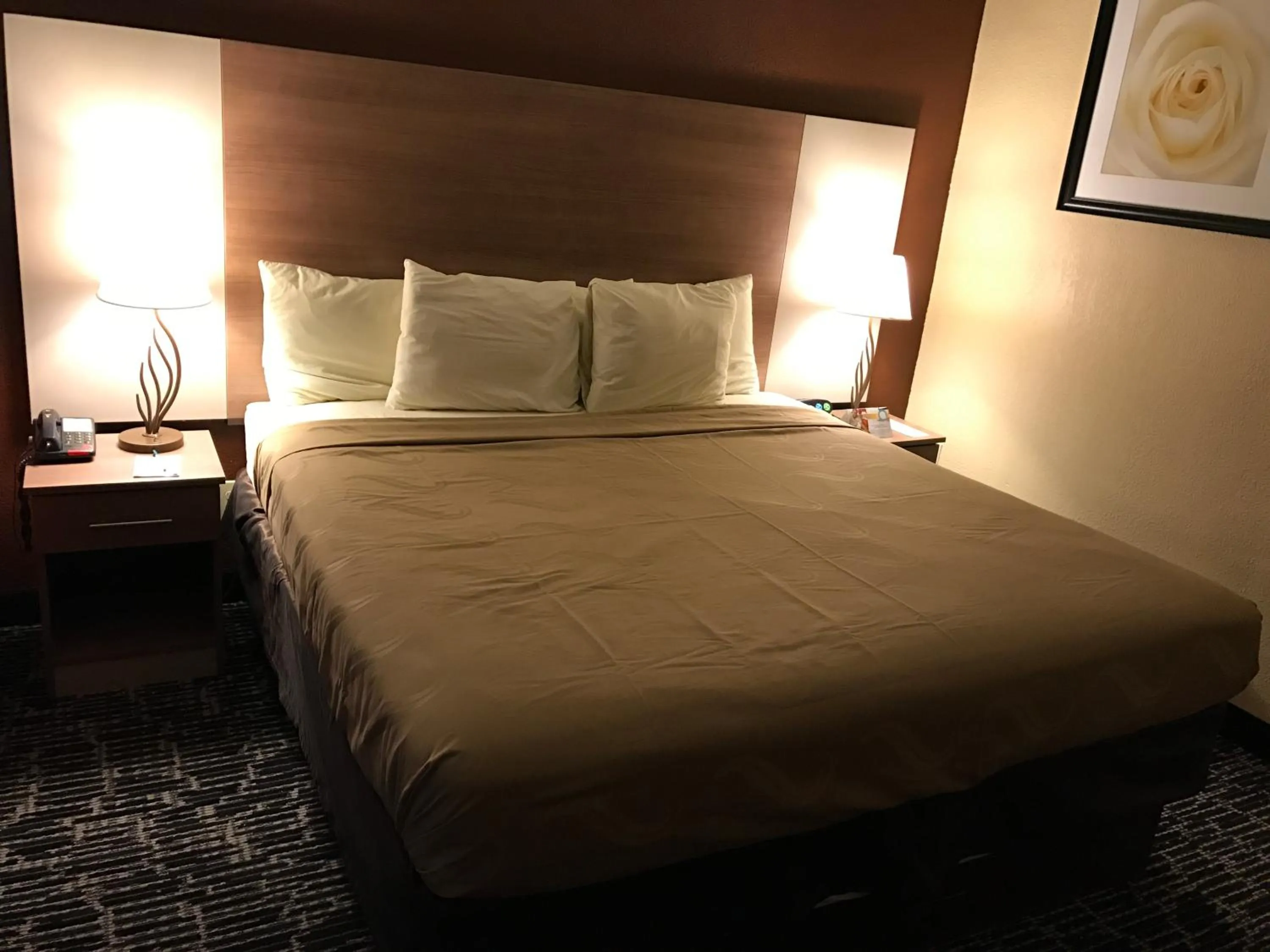 Bed in Quality Inn Near Pimlico Racetrack