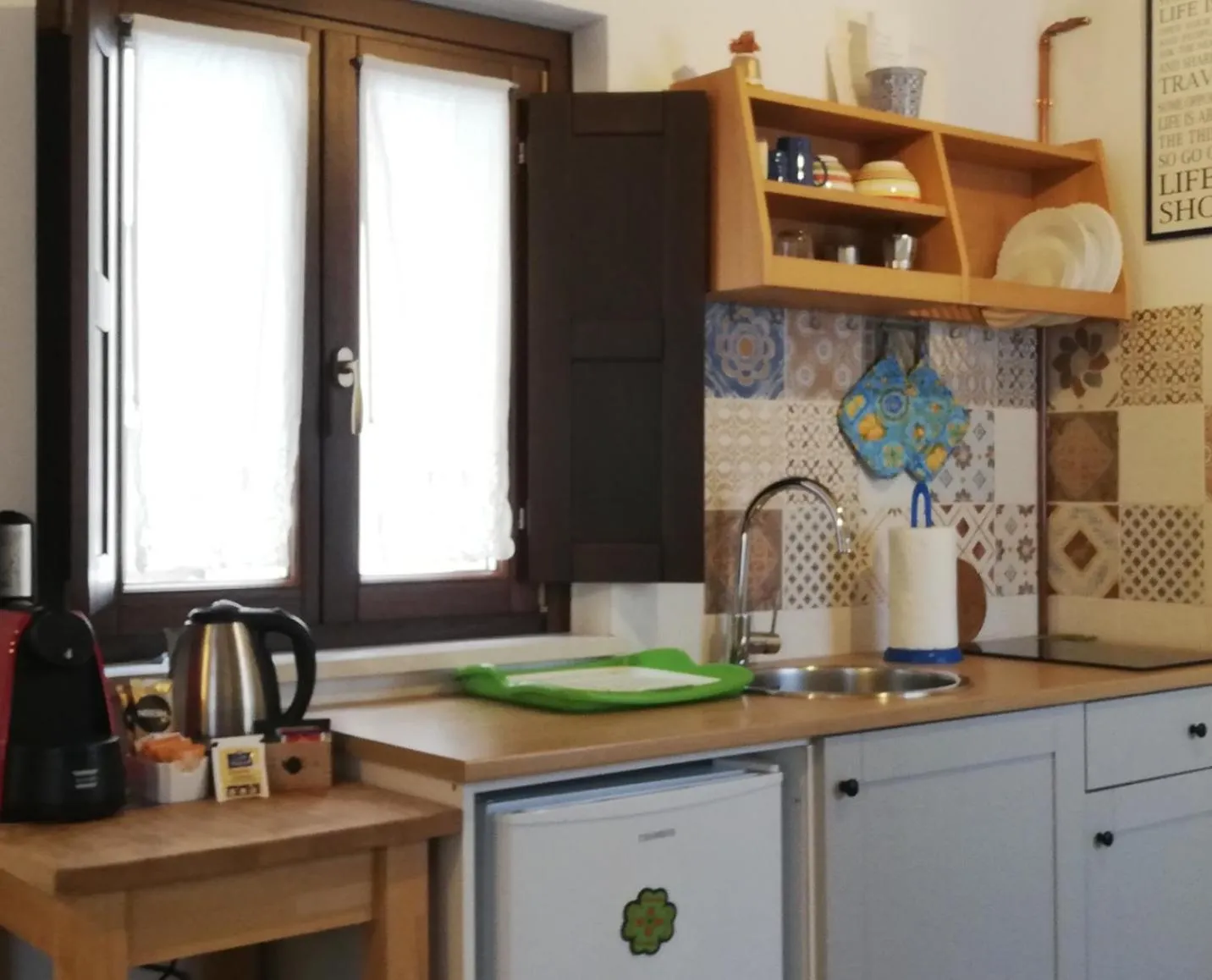 Kitchen or kitchenette in B&B Interno SG - Monolocale