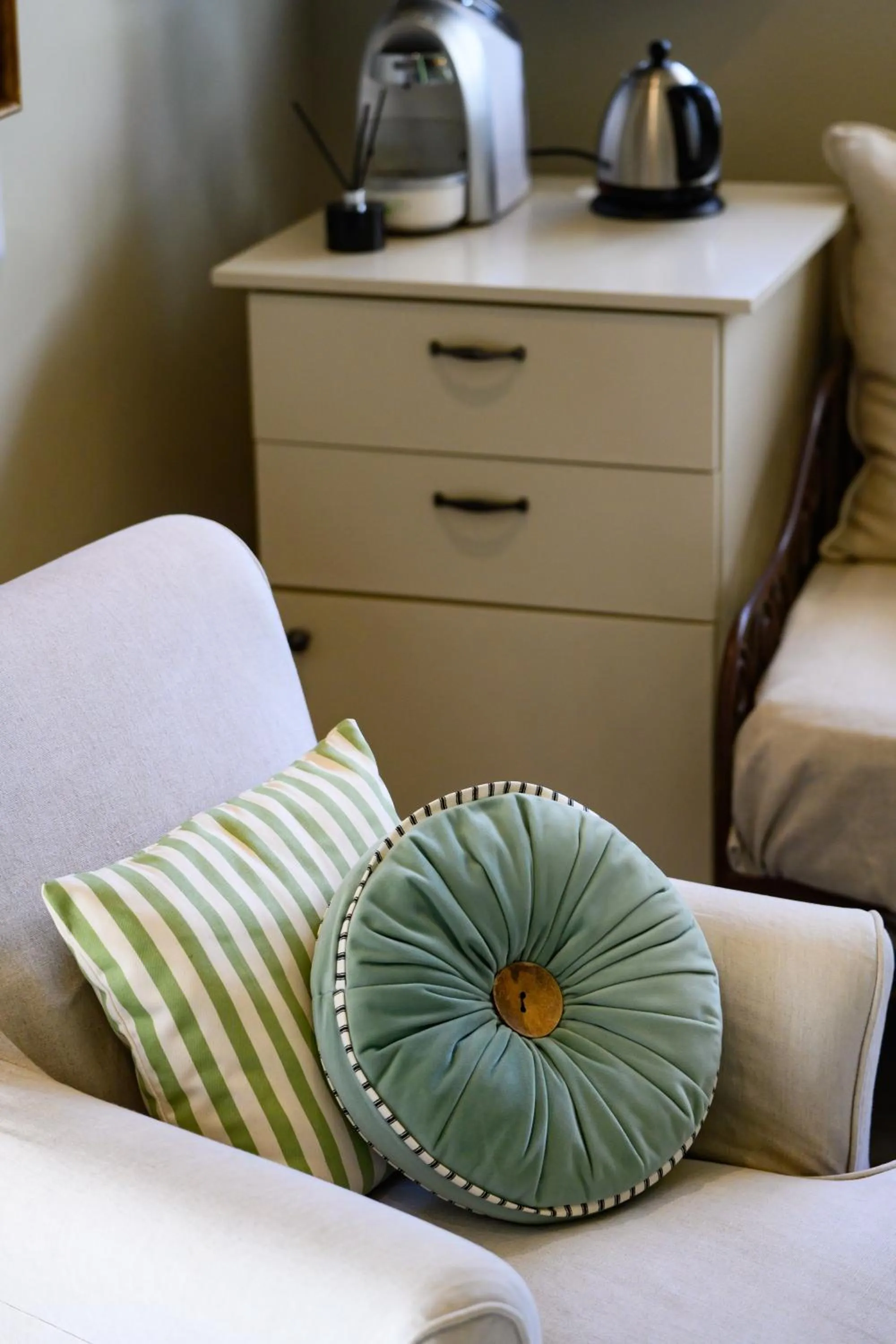 Seating area, Bed in Baruch Guest House Rhodes