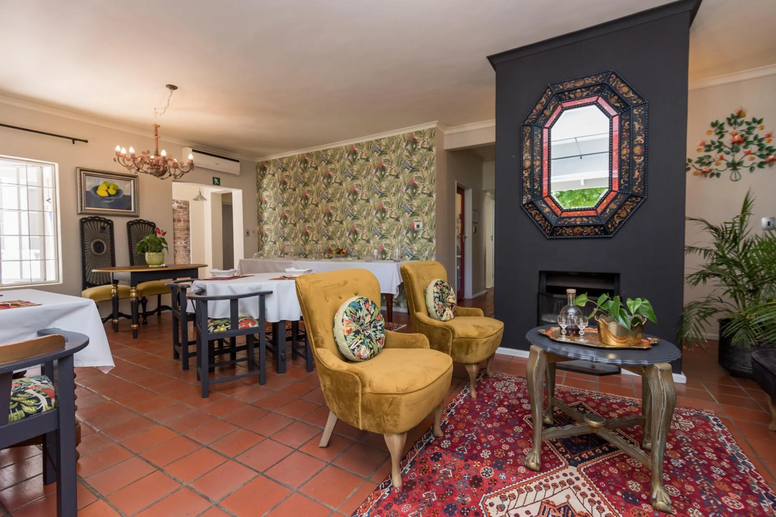 Seating area in Baruch Guest House Rhodes