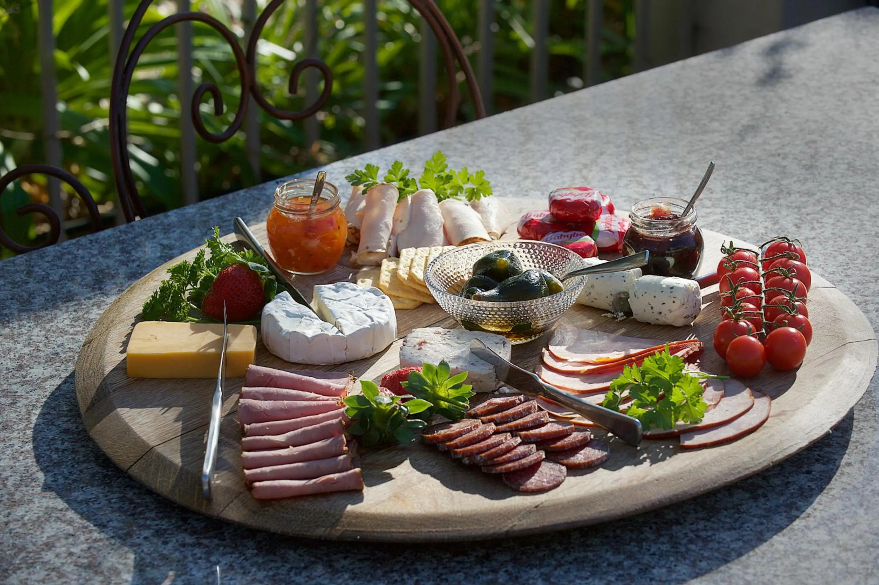 Continental breakfast in Baruch Guest House Rhodes