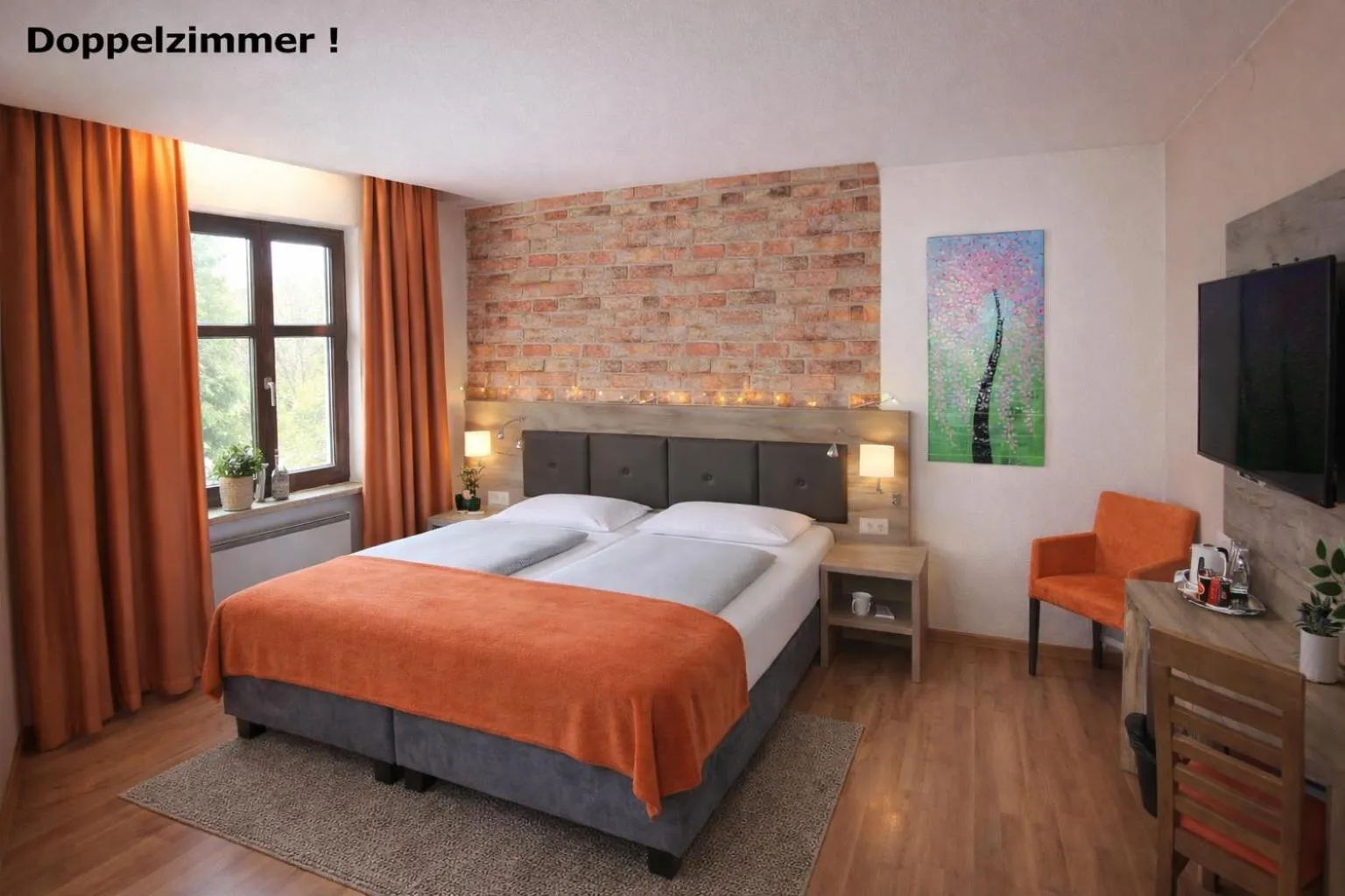 Bed in Landhotel Römerkessel