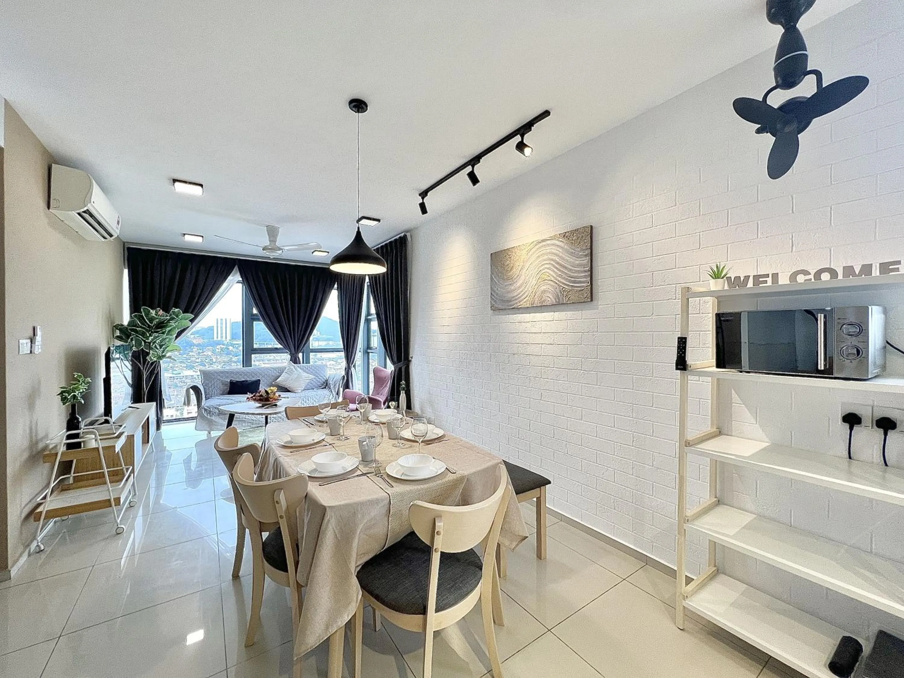 Dining area in EkoCheras by MOKA at CHERAS