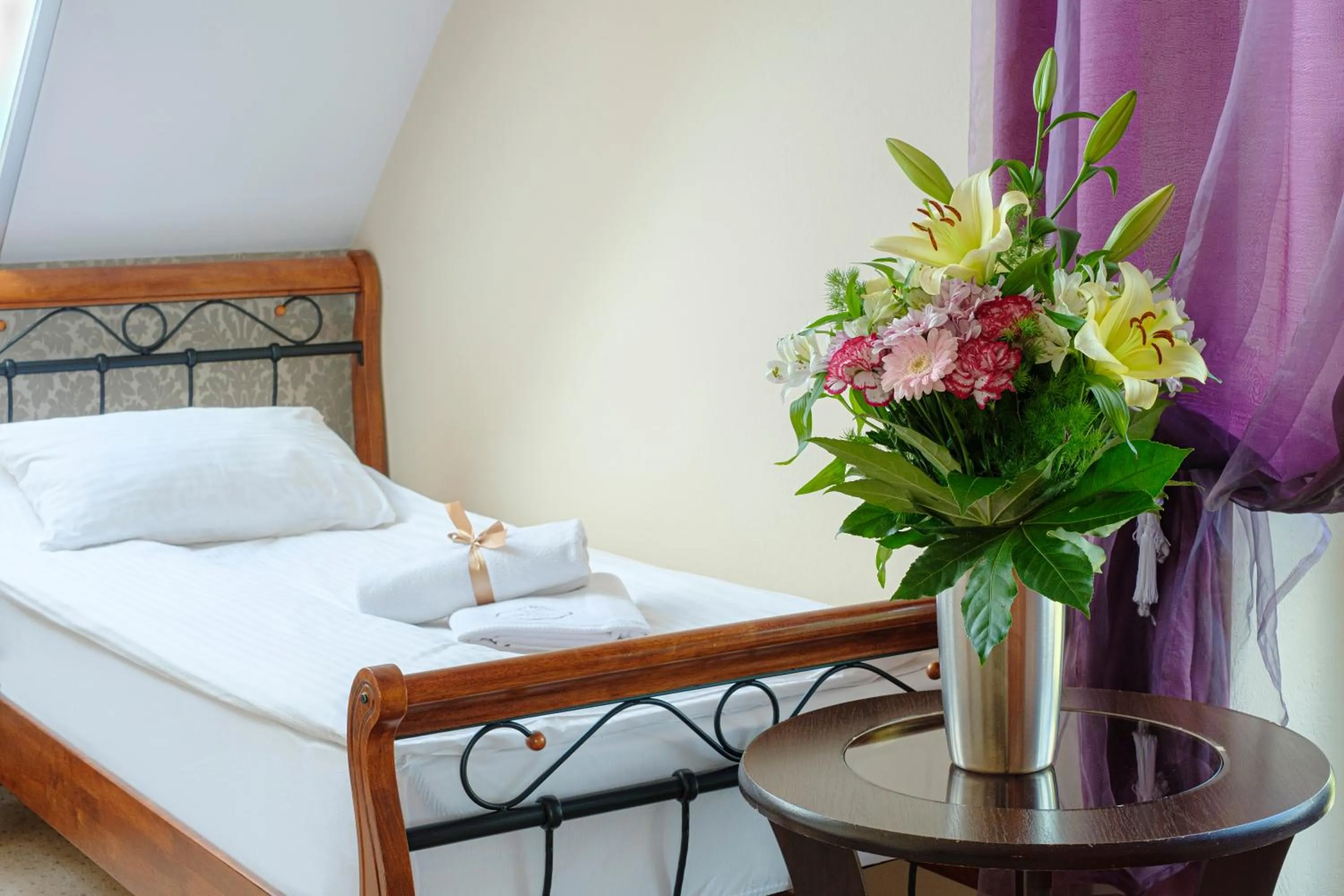 Bed in Hotel Wartosław