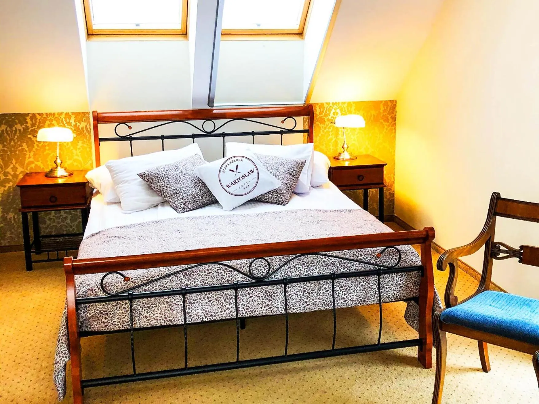 Bed in Hotel Wartosław