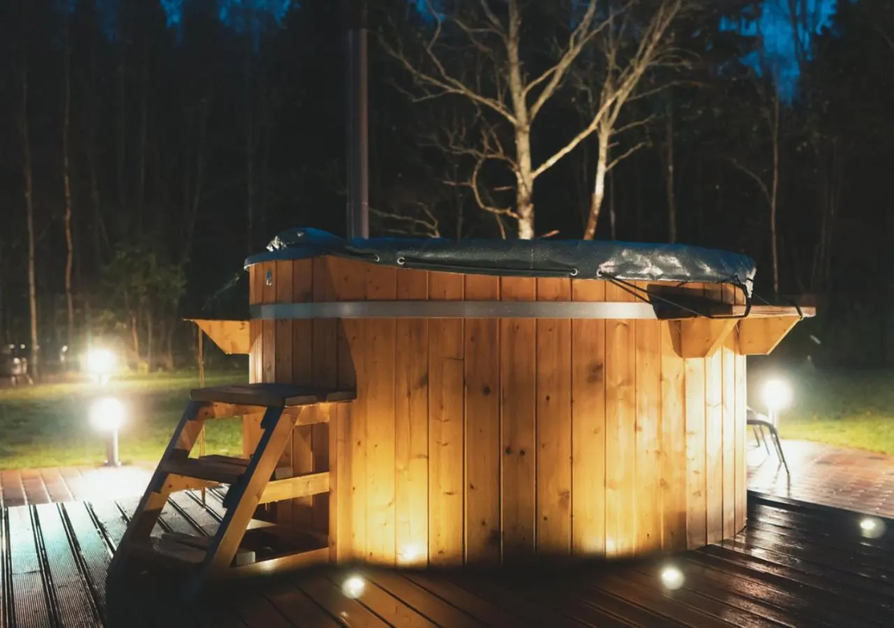 Hot Tub in Hotel Wartosław