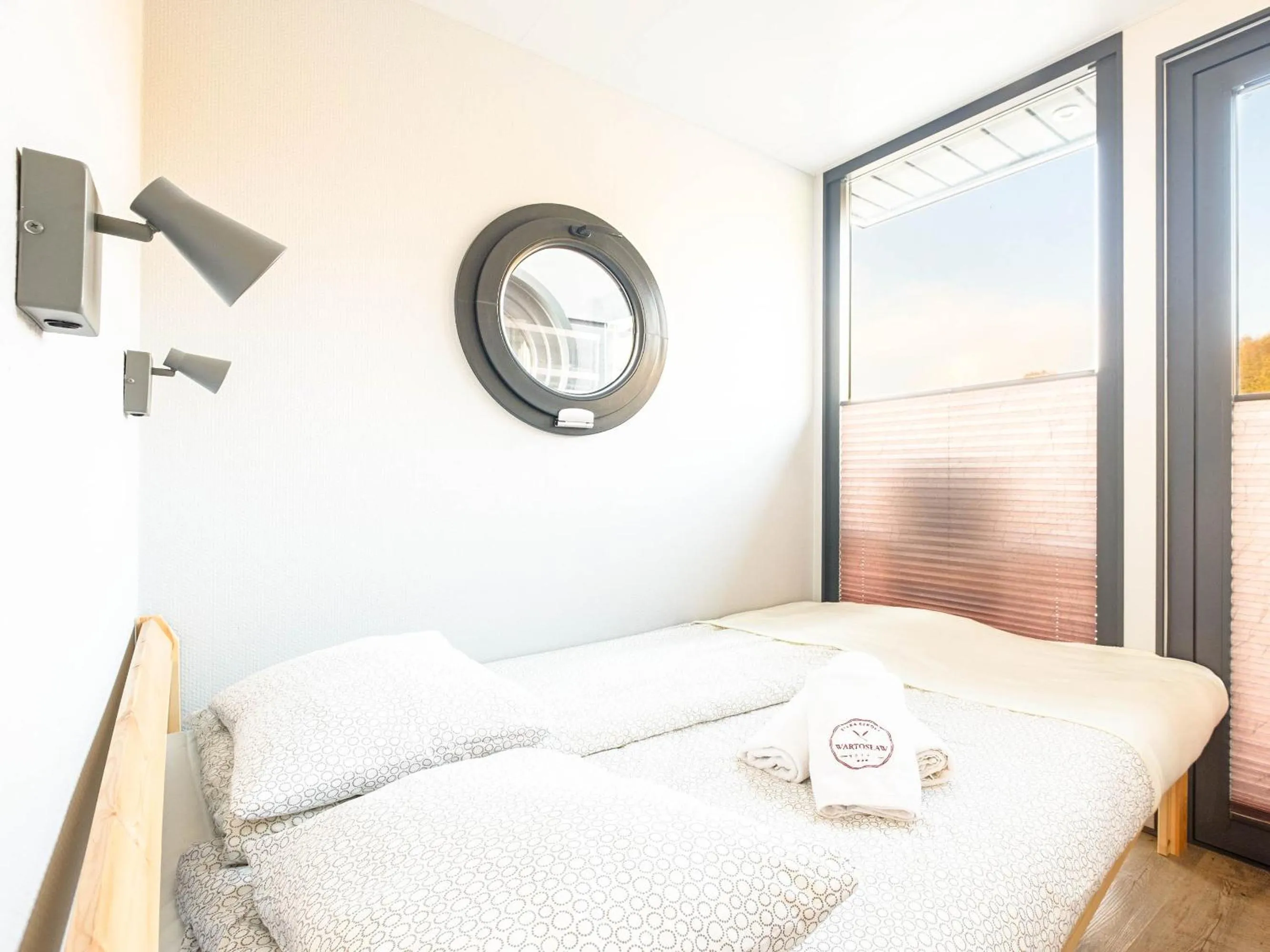 Bed in Hotel Wartosław