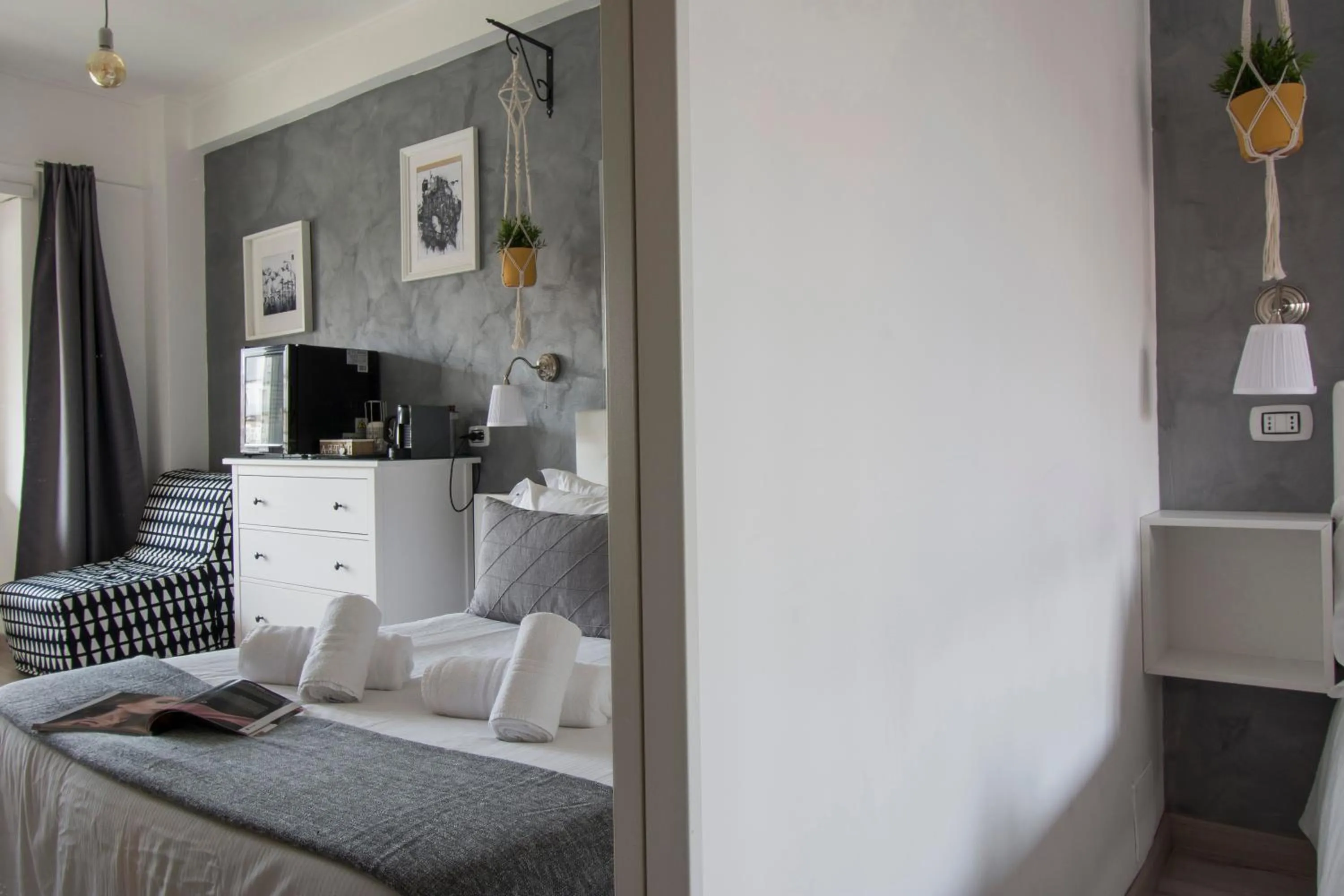 Bed in Piccolo Hotel Boutique