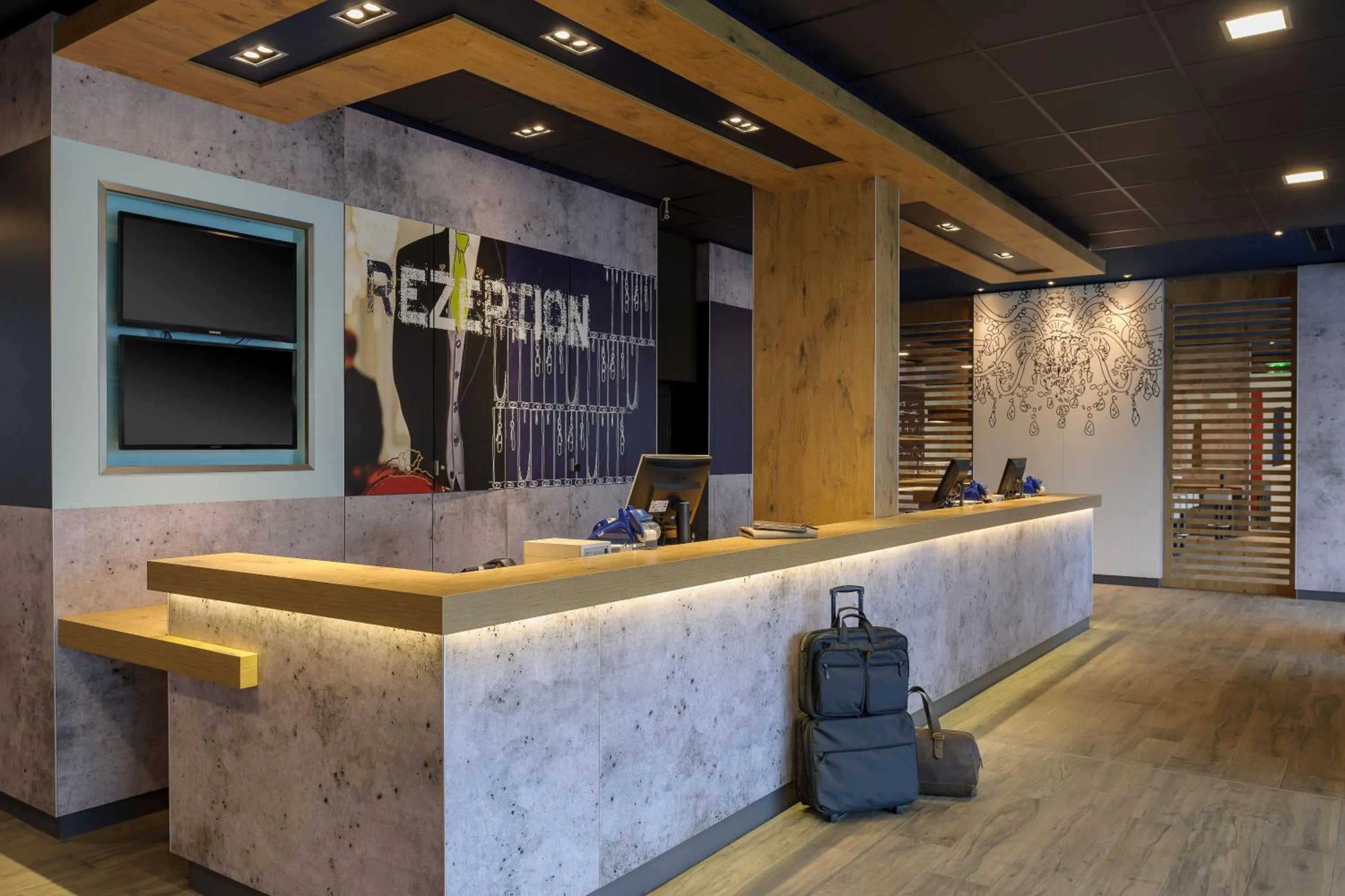 Lobby or reception in Ibis budget Wien Sankt Marx