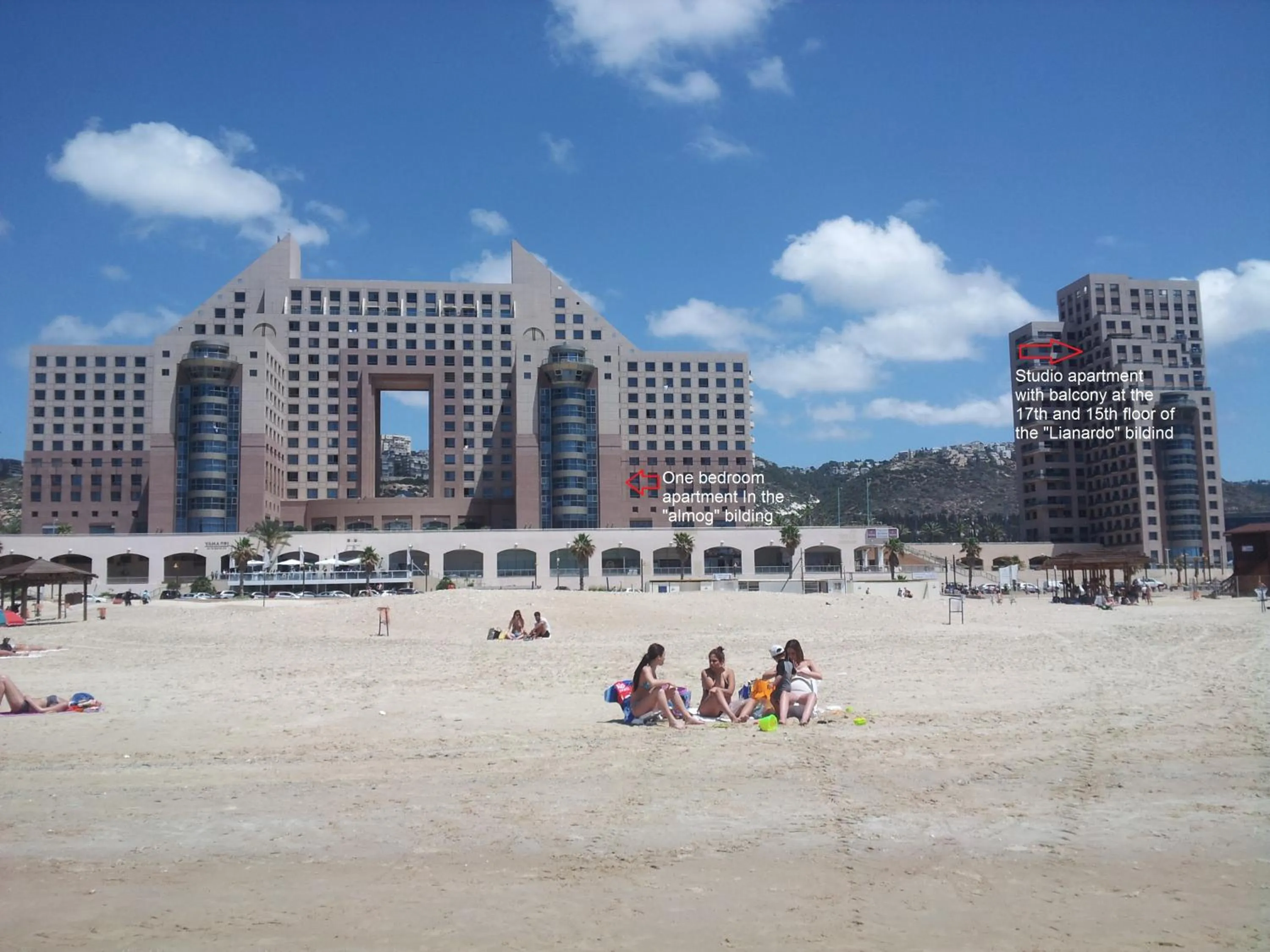 Property building in Marom Apartments Hof Hacarmel