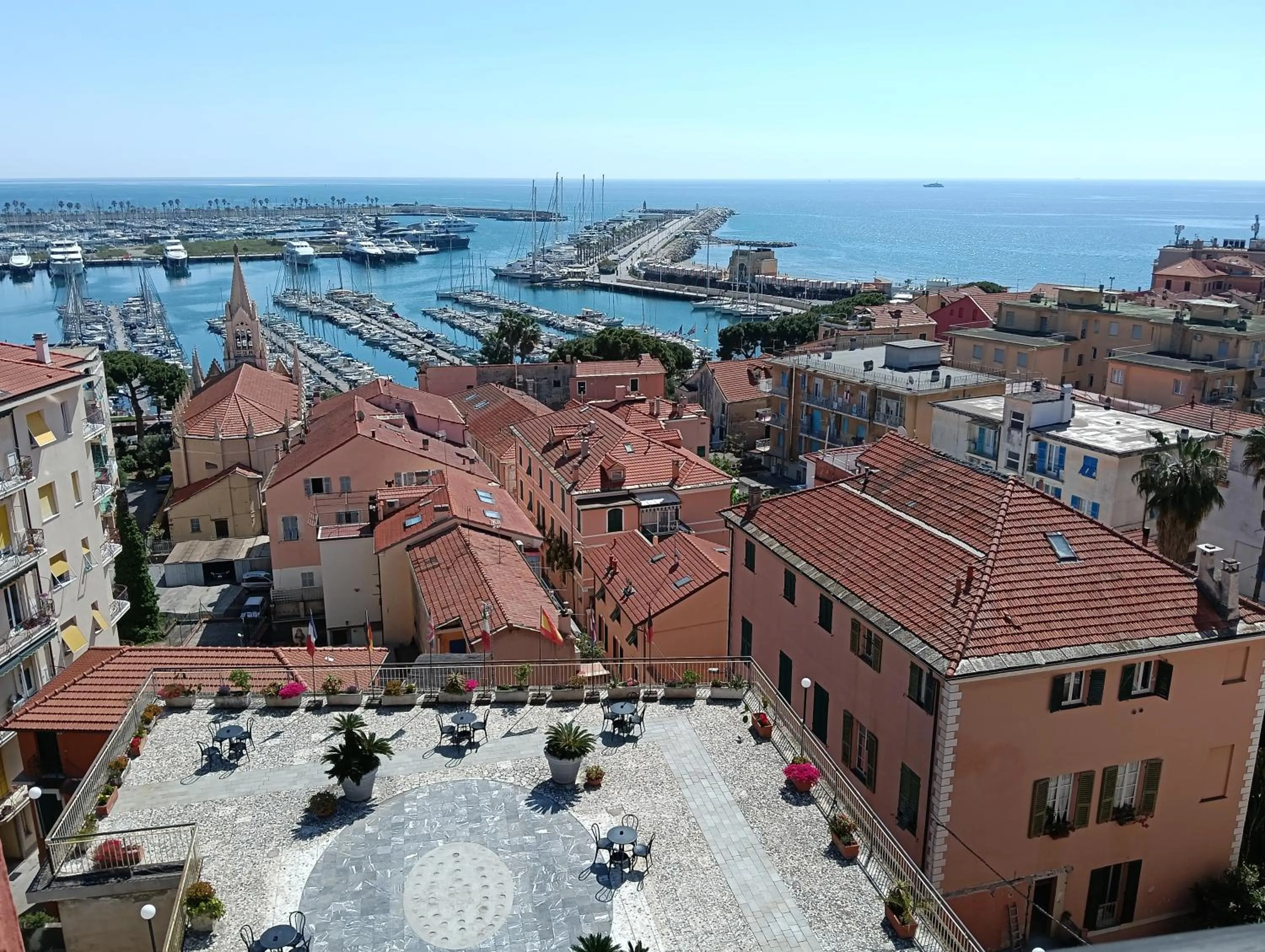 Balcony/Terrace in Hotel Robinia