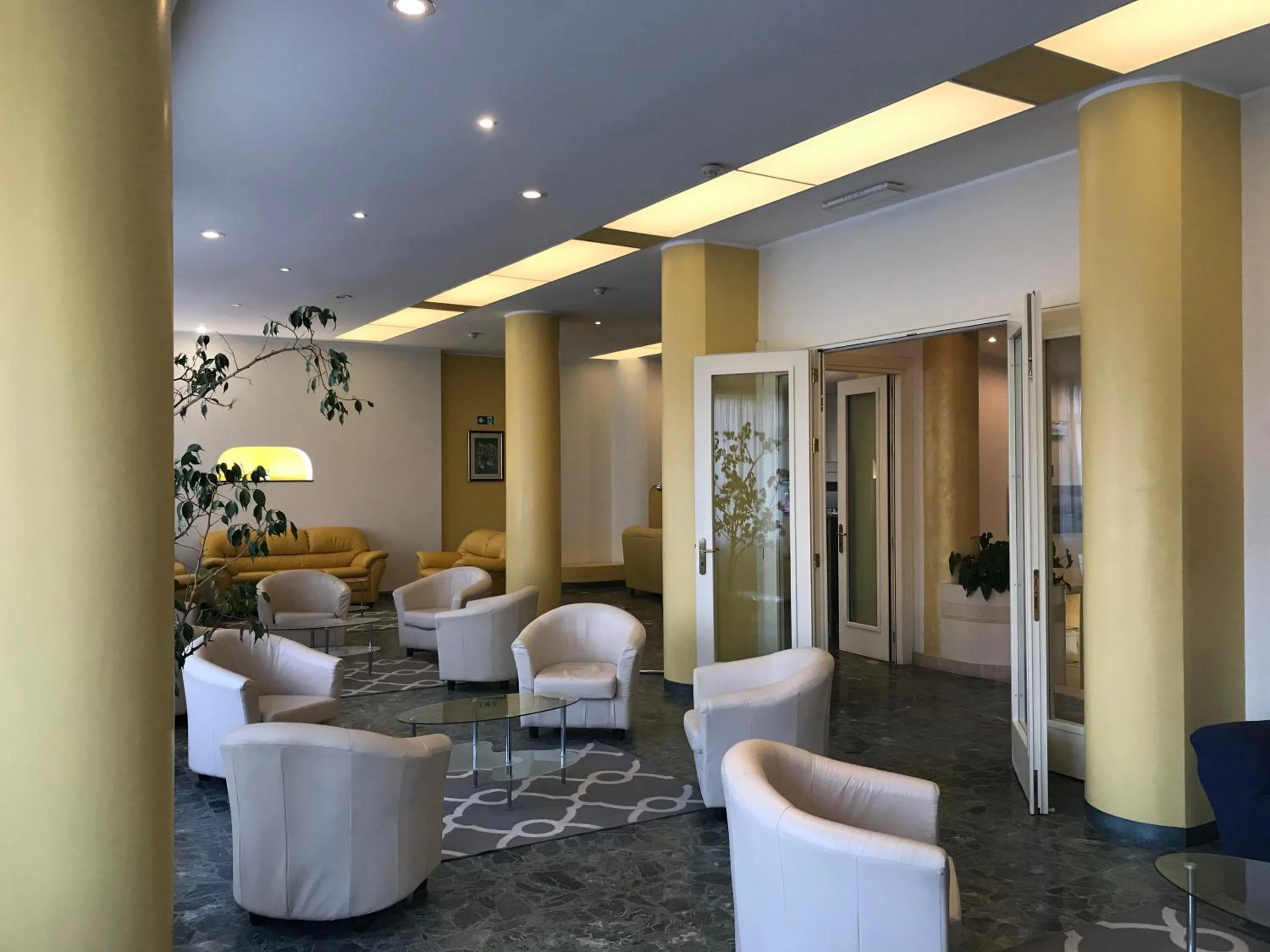 Lobby or reception in Hotel Robinia