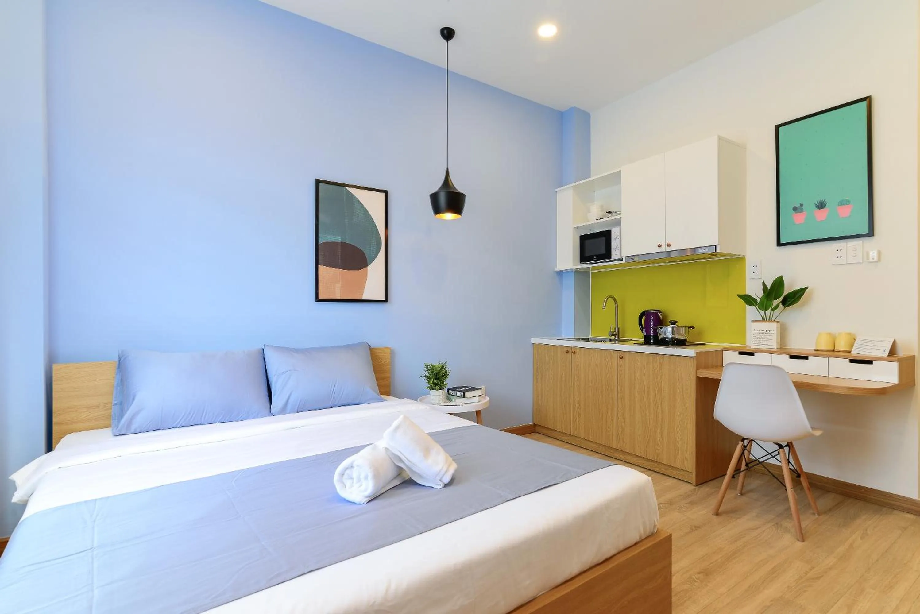 Photo of the whole room, Bed in Cozrum Homes - Rivera Corner