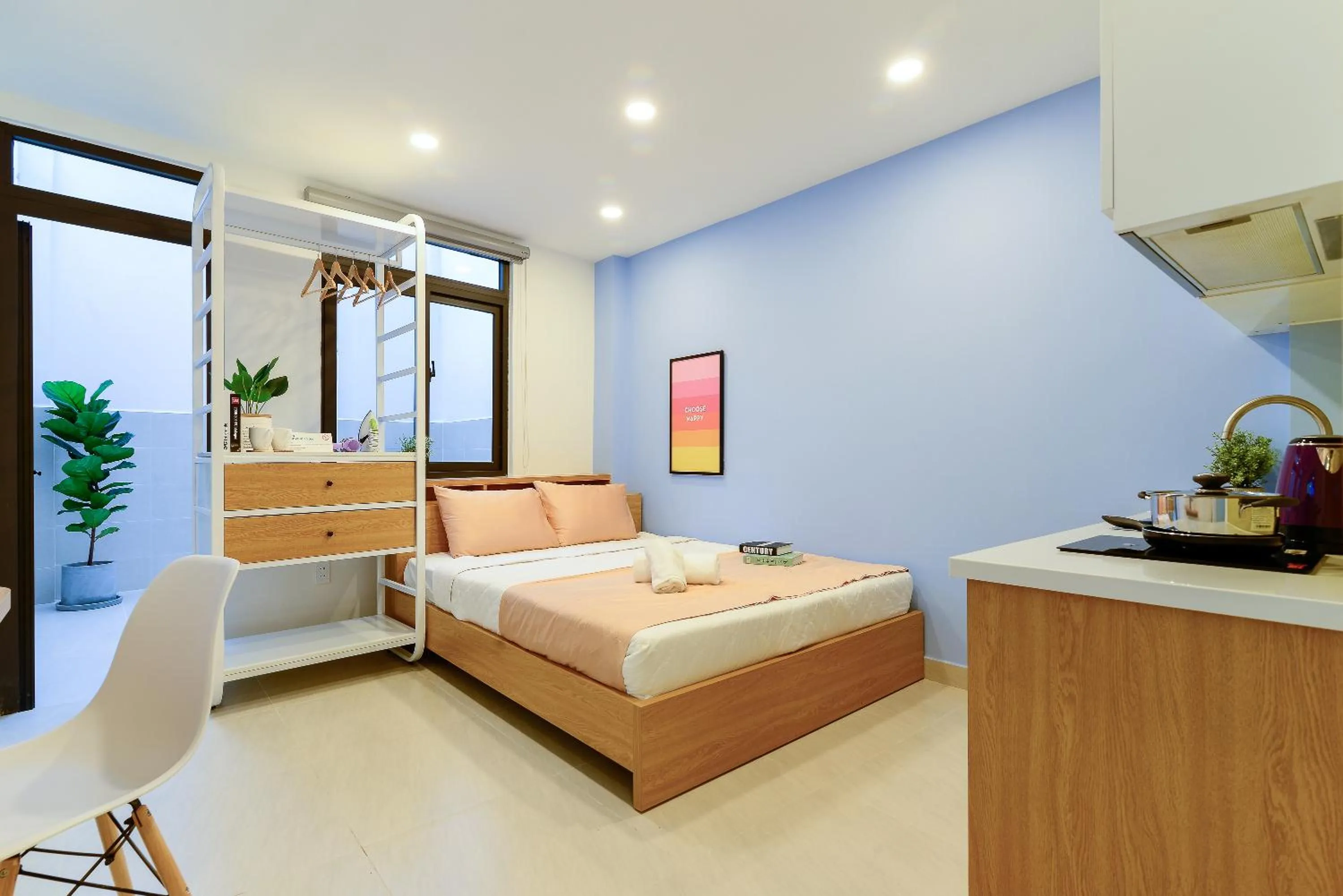 Photo of the whole room, Bed in Cozrum Homes - Rivera Corner