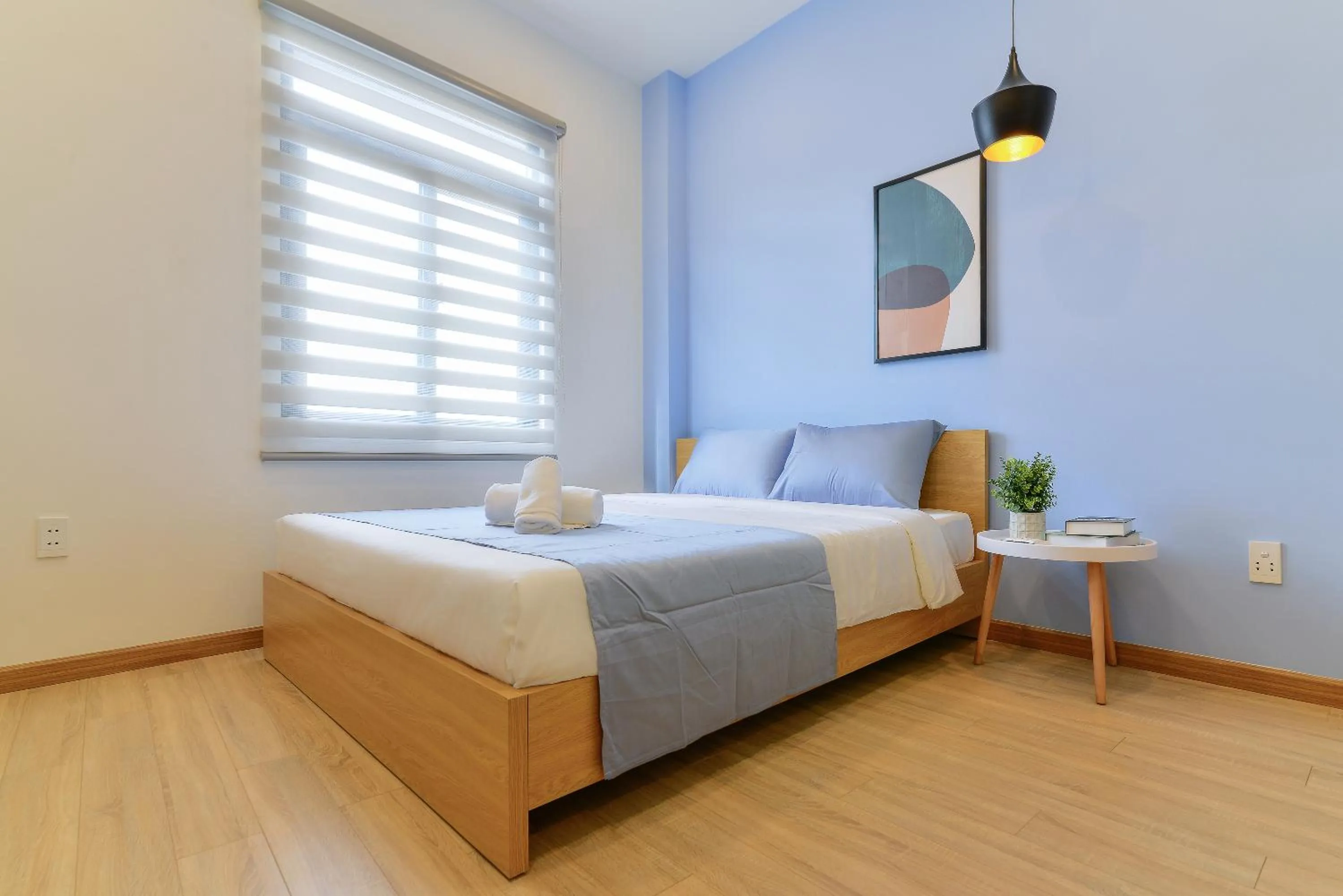 Photo of the whole room, Bed in Cozrum Homes - Rivera Corner