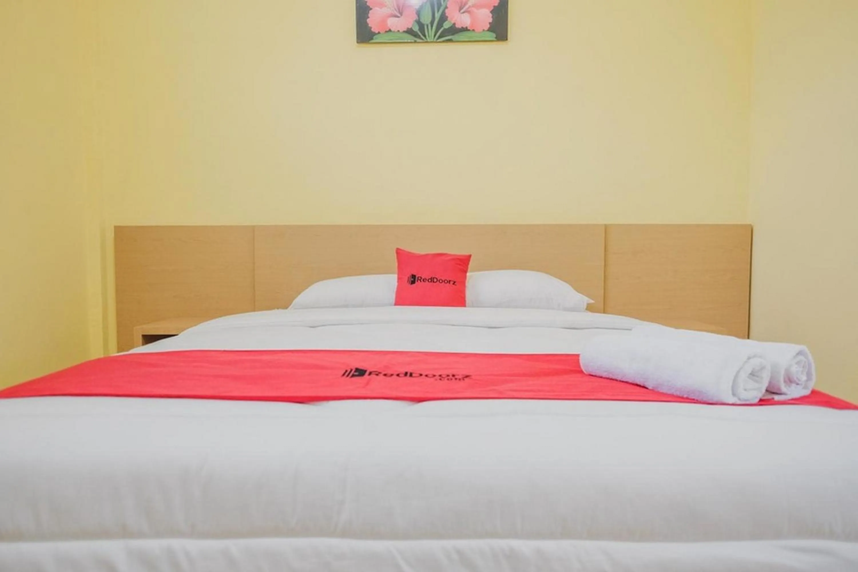 Bed in RedDoorz near RS Imanuel Lampung