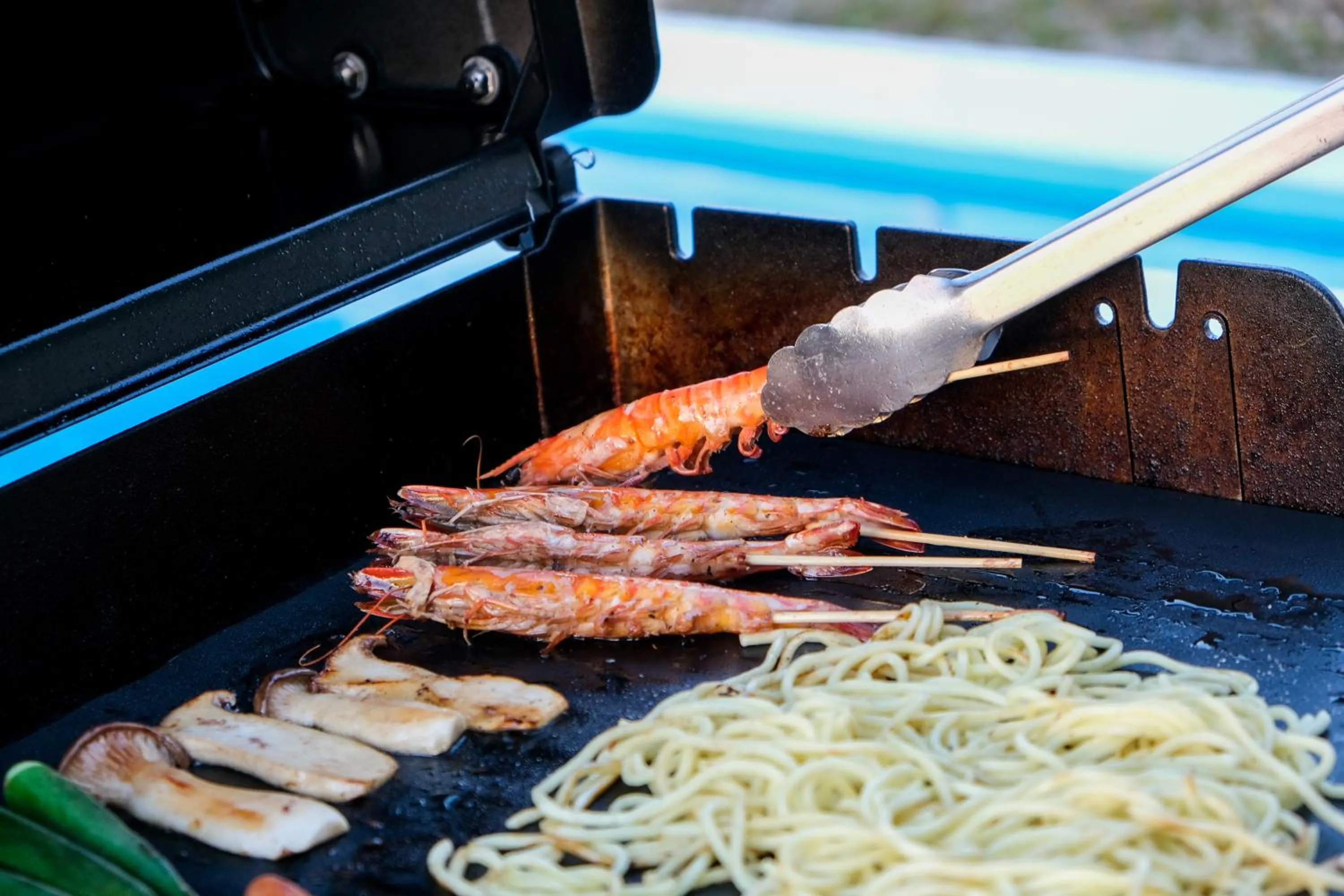 BBQ facilities in Blue Ocean Resort
