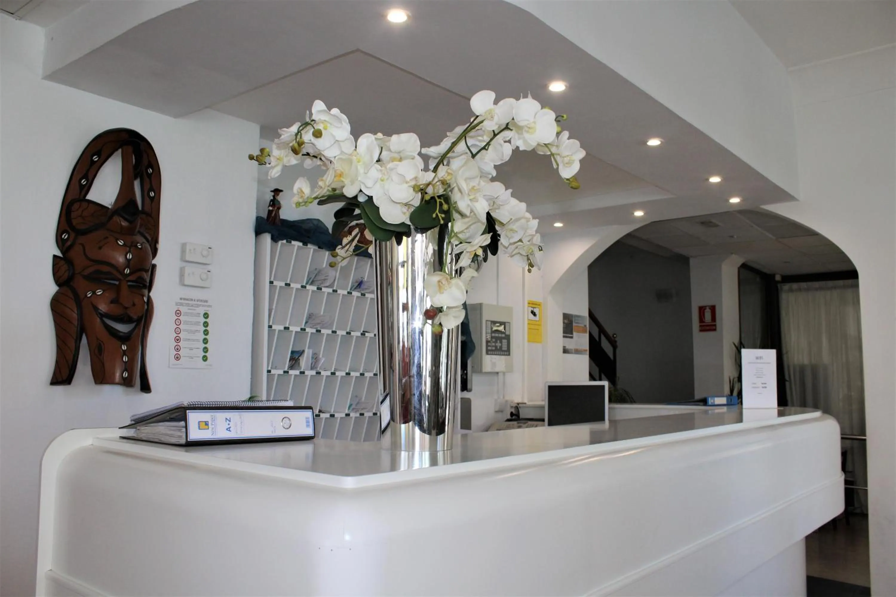 Lobby or reception in Hotel Marbel
