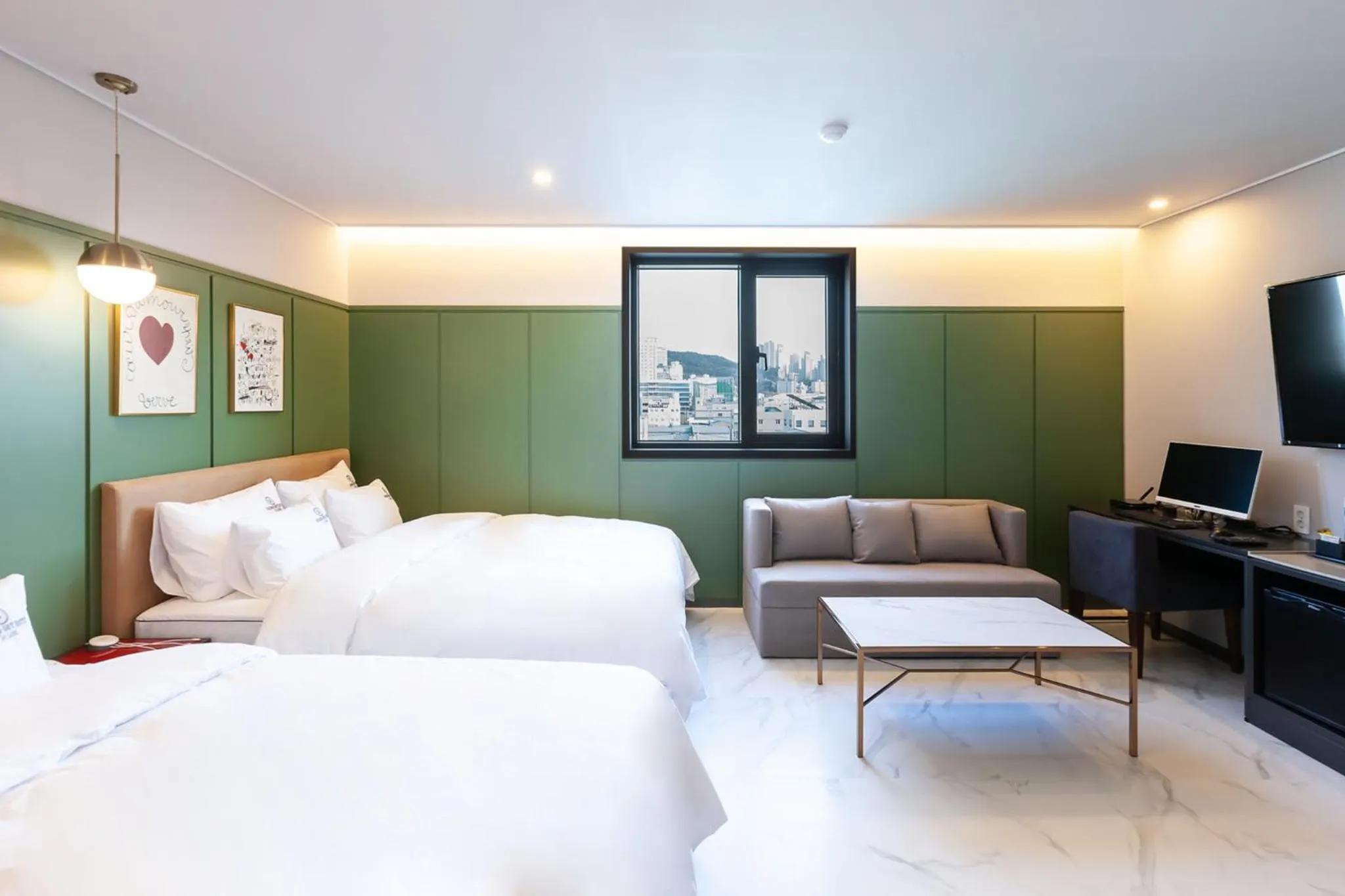 Bed in Browndot Hotel Sasang Renecite