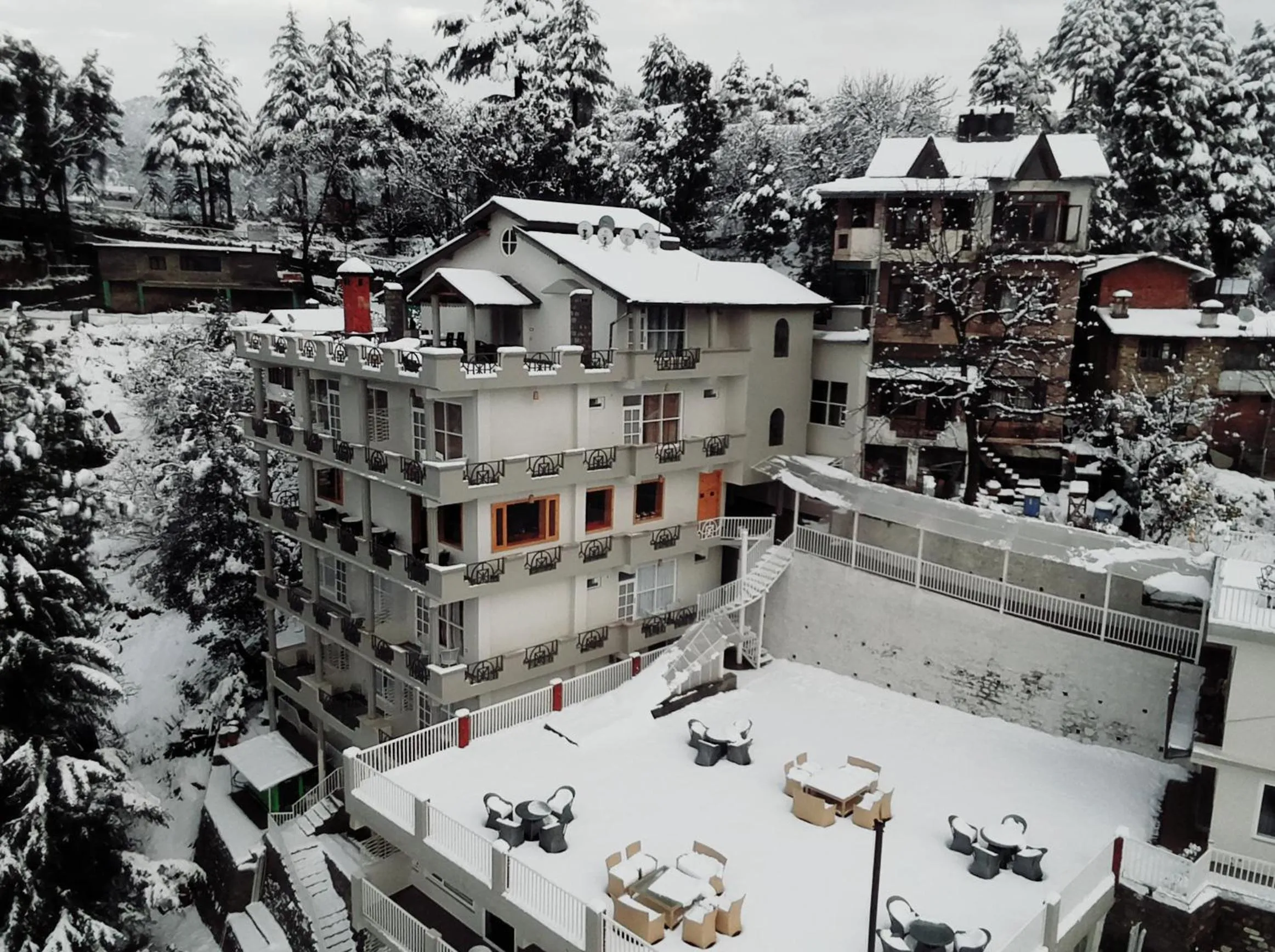 Property building in Clarks Exotica Resort Ramgarh Mukteshwar