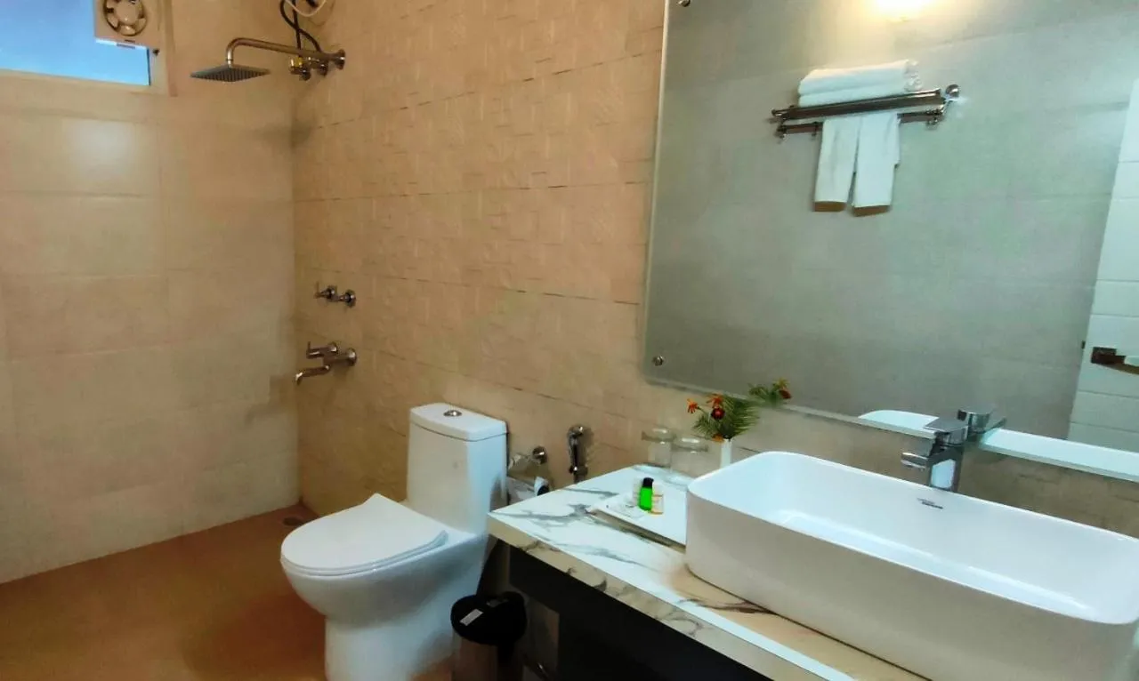 Bathroom in Clarks Exotica Resort Ramgarh Mukteshwar