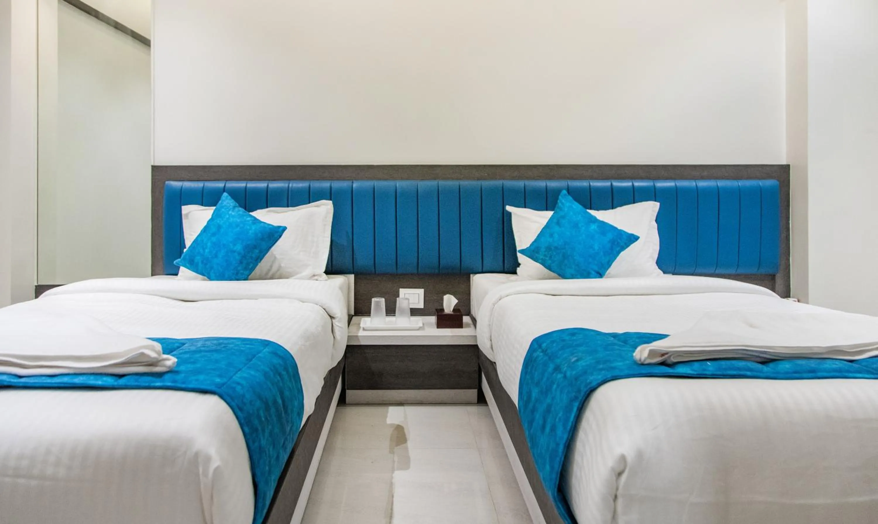 Bedroom, Bed in Megh Residency Navi Mumbai