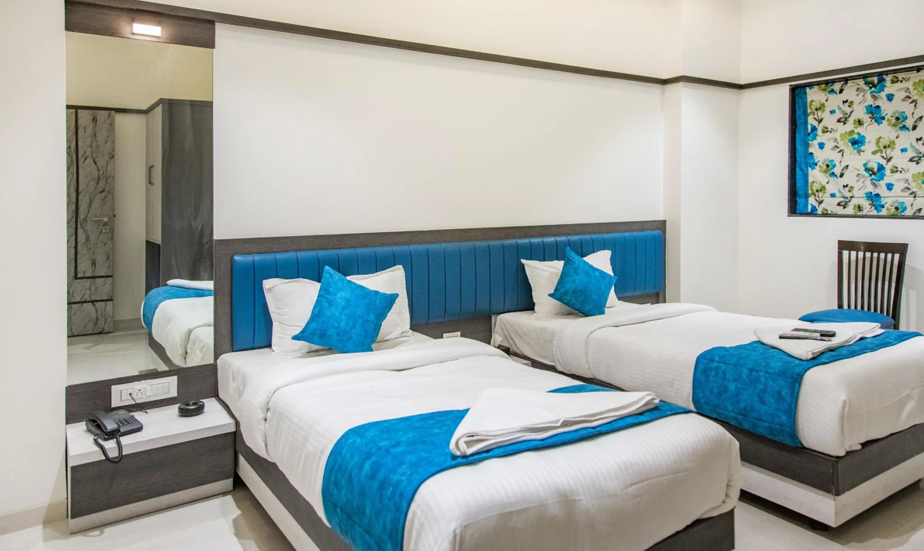 Bedroom, Bed in Megh Residency Navi Mumbai