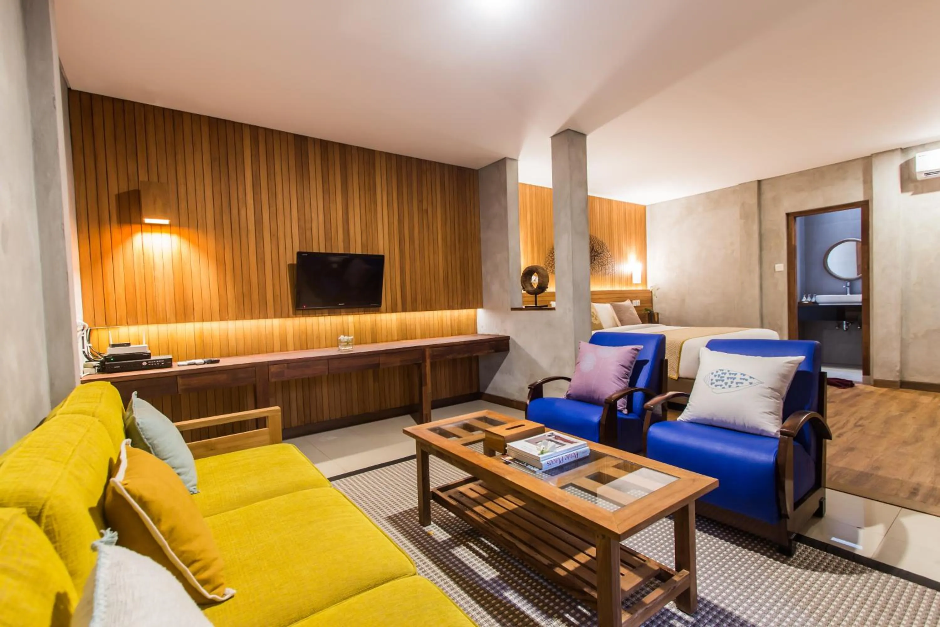 Living room in Kuta Legian Villa by Kamara