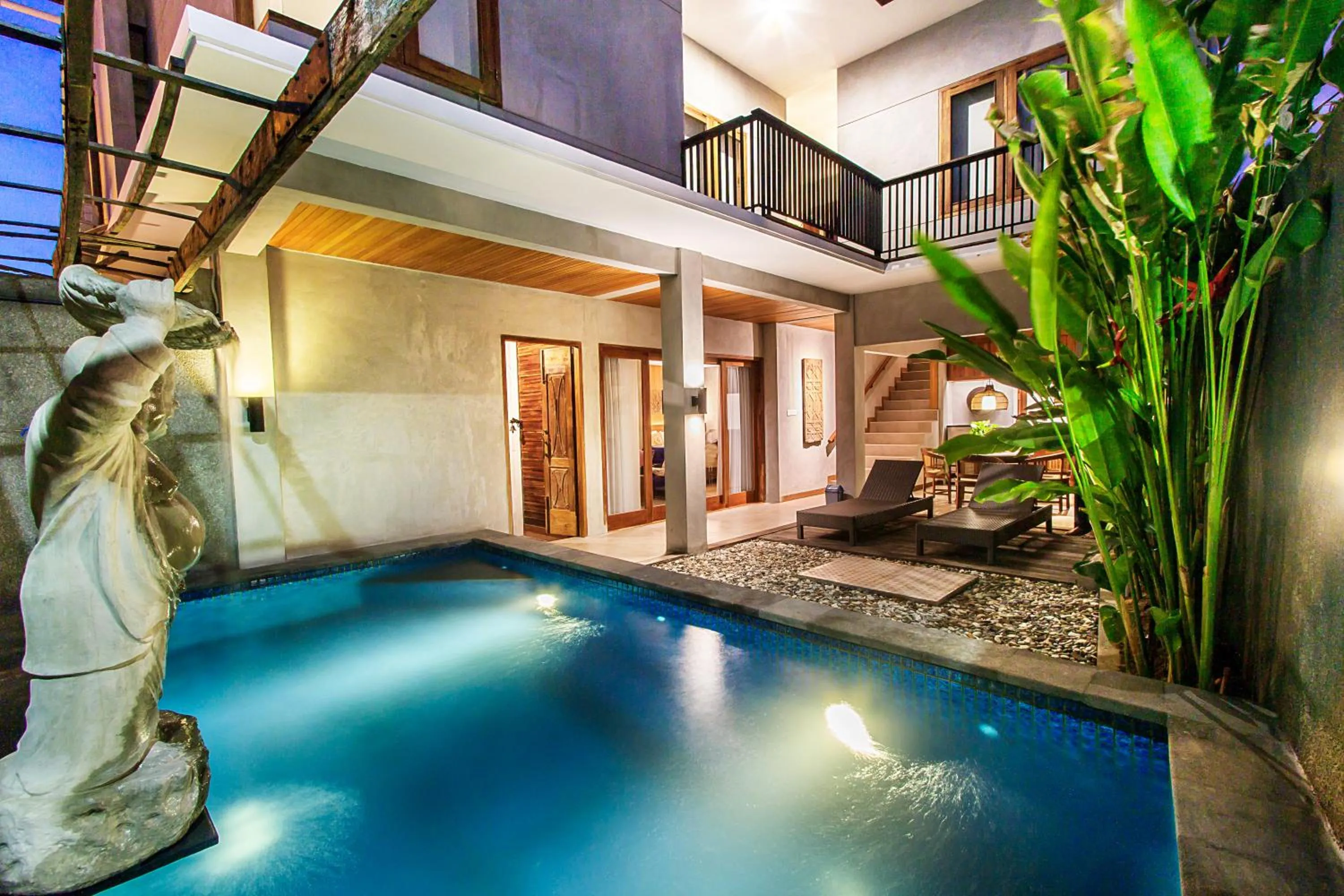 Swimming pool in Kuta Legian Villa by Kamara