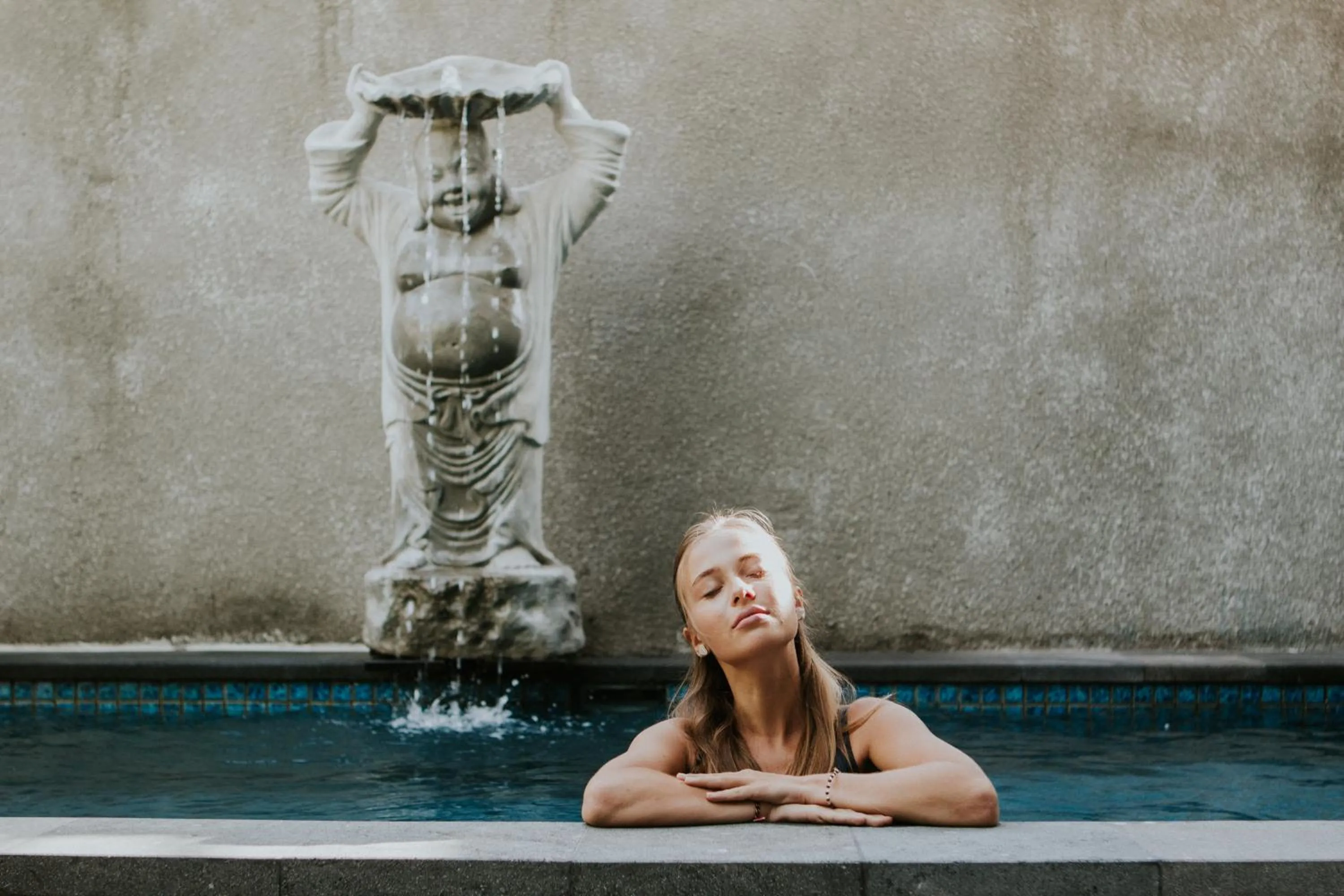 Swimming pool in Kuta Legian Villa by Kamara