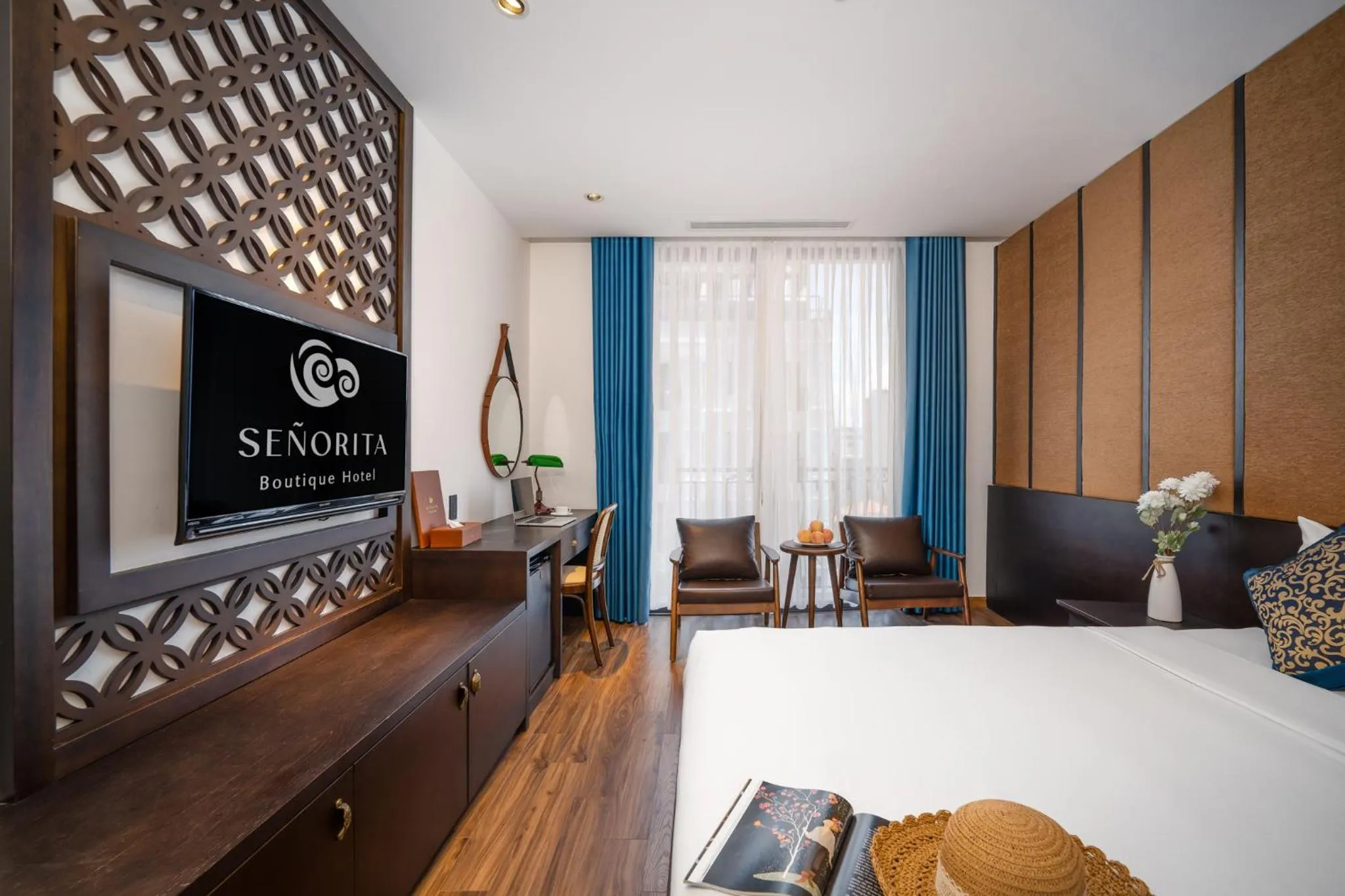 Bed in Señorita Boutique Hotel